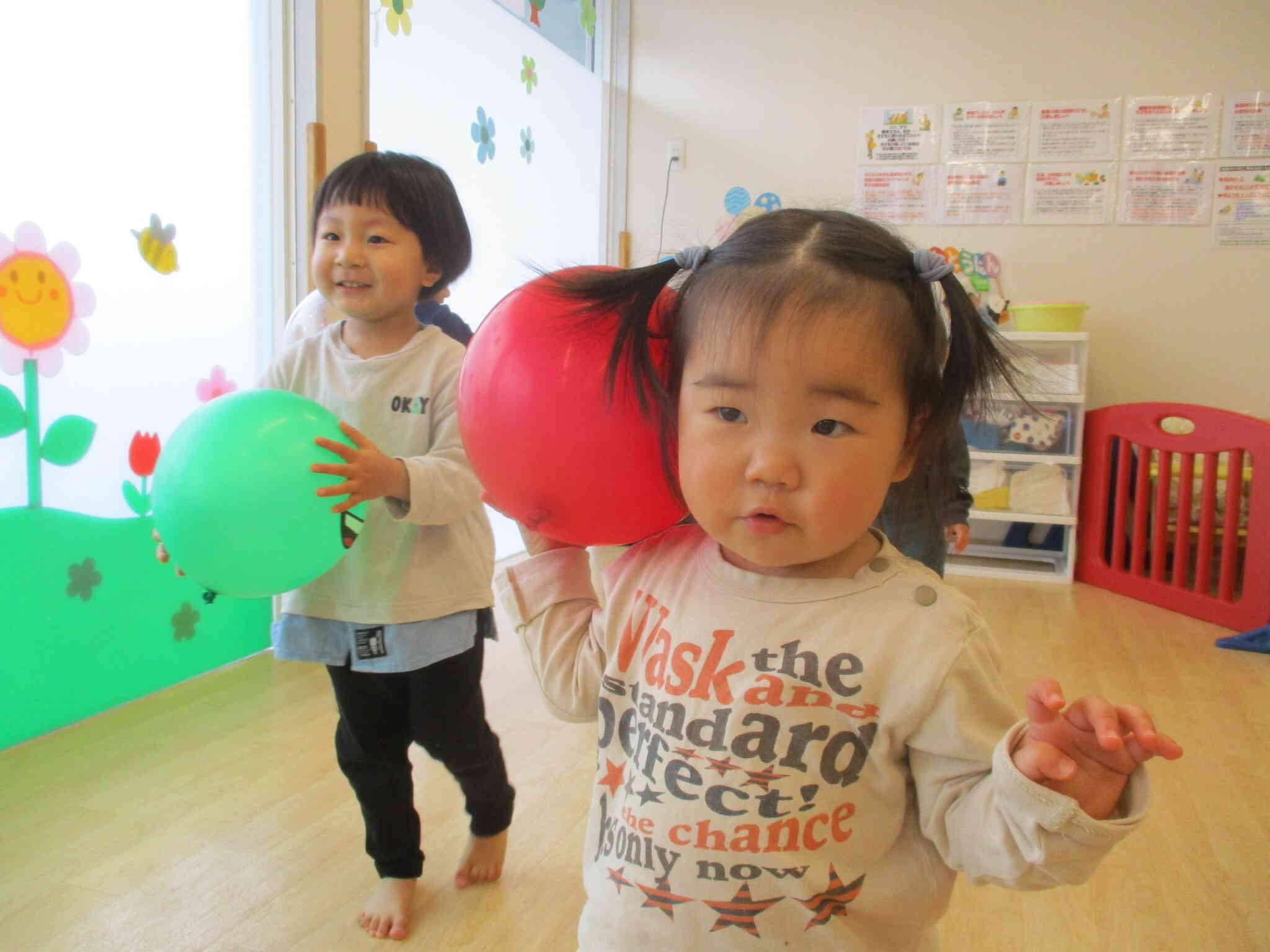 バランス感覚、すごいでしょ？