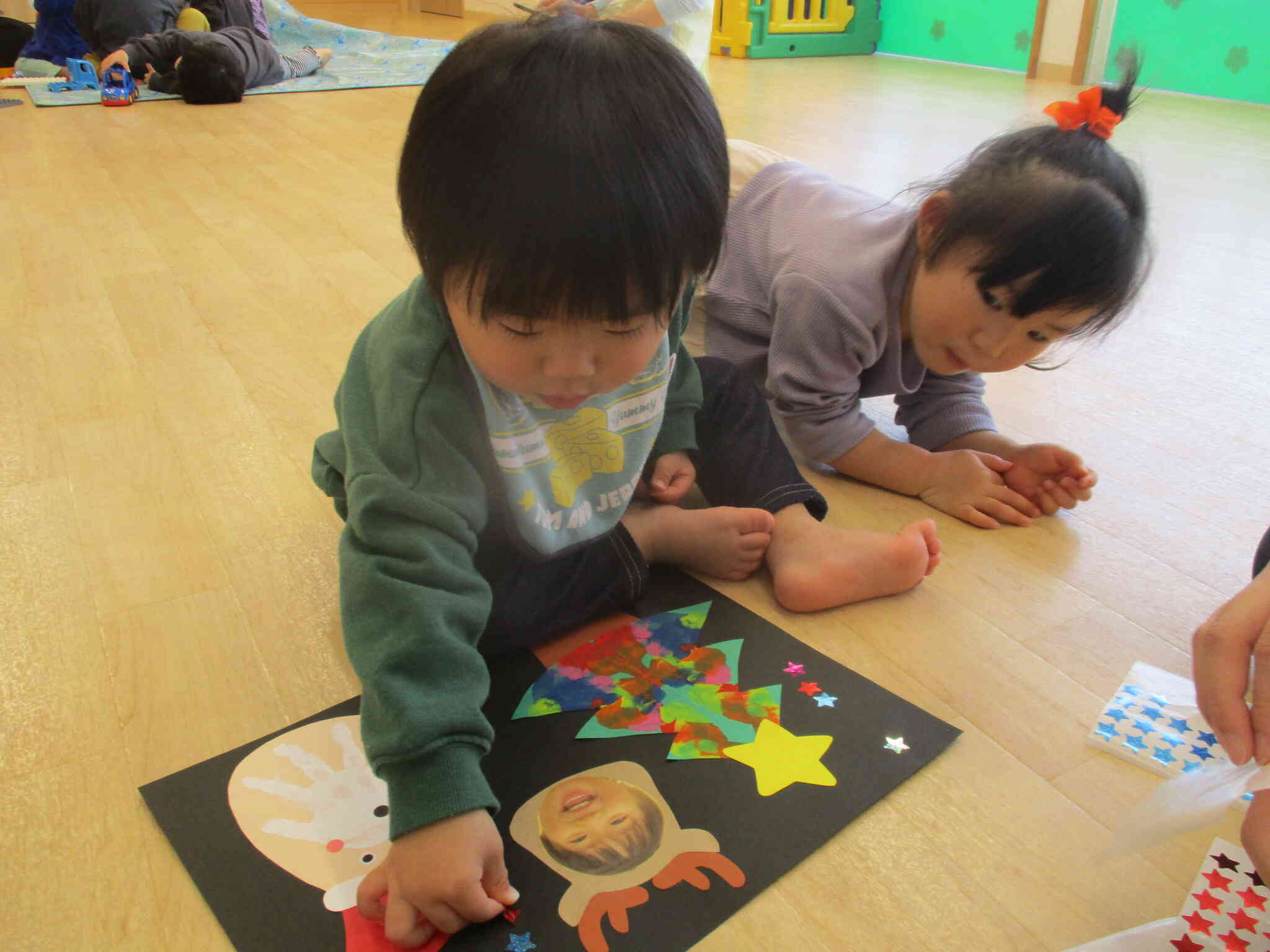 製作とブロック遊び！