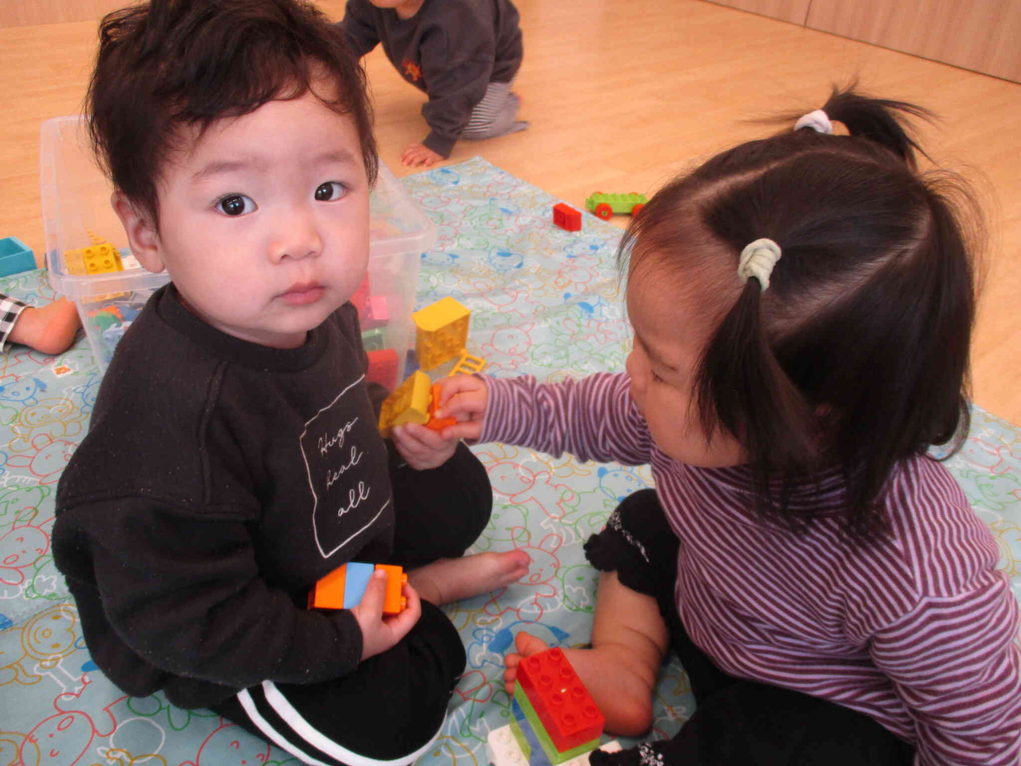 レゴブロックで遊んだよ