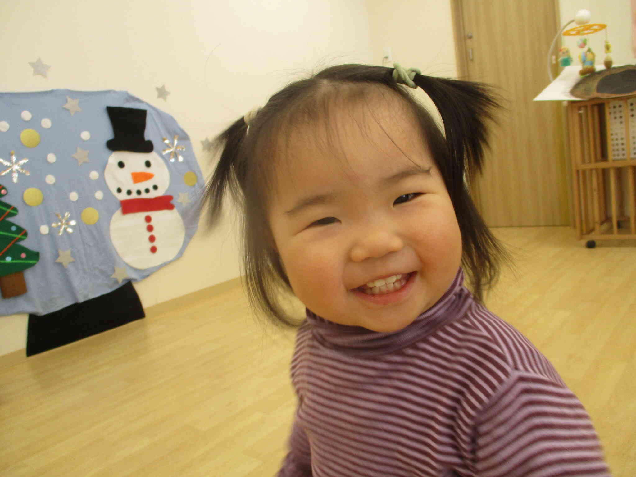 ボール遊び楽しい〜