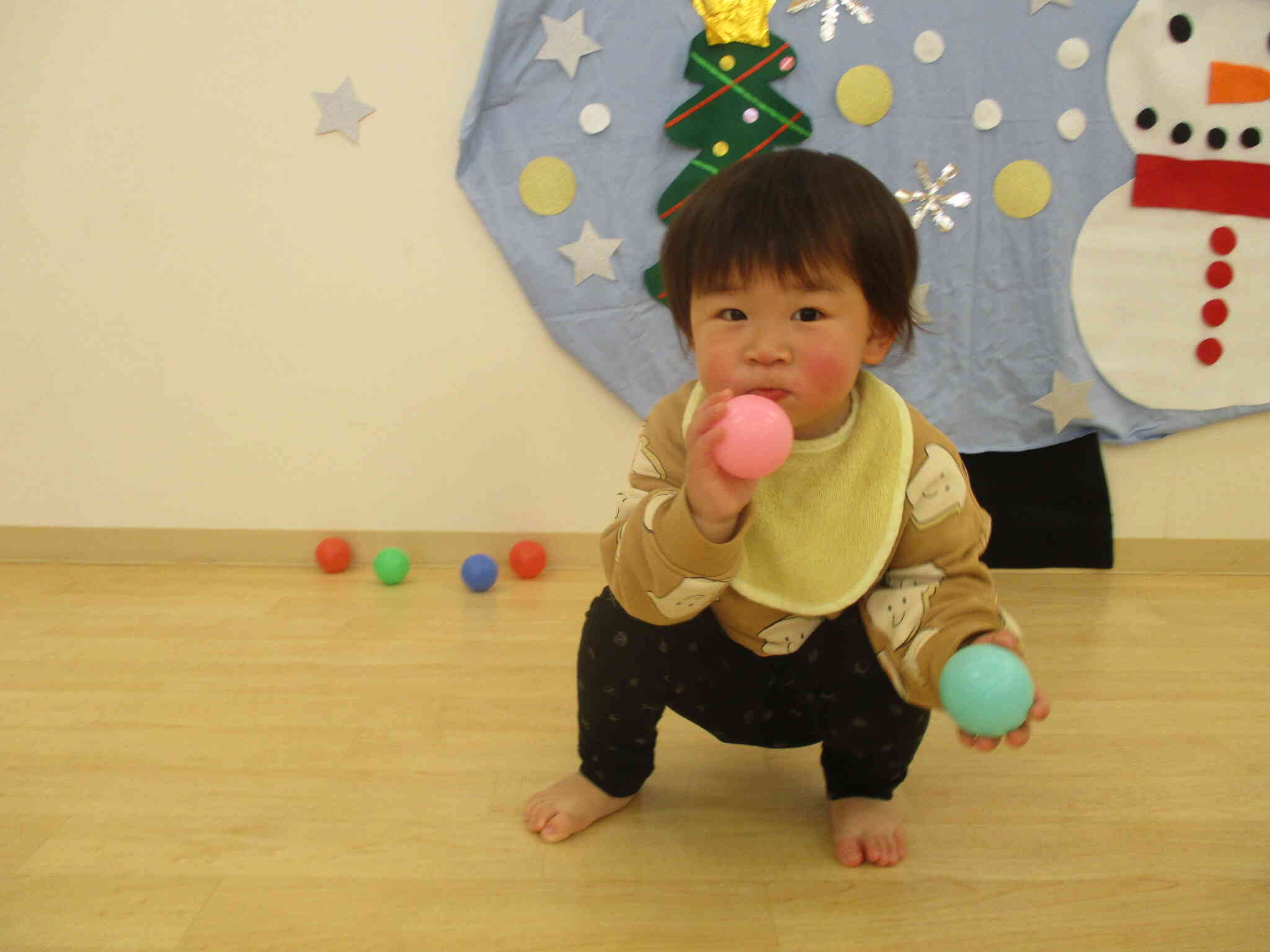 カラーボール大好き♪