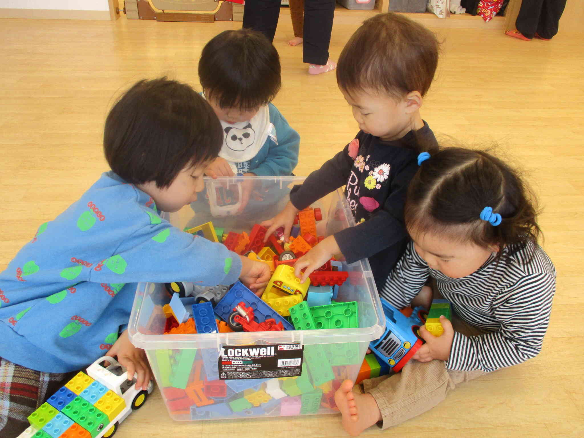 ブロック遊びをしたよ！