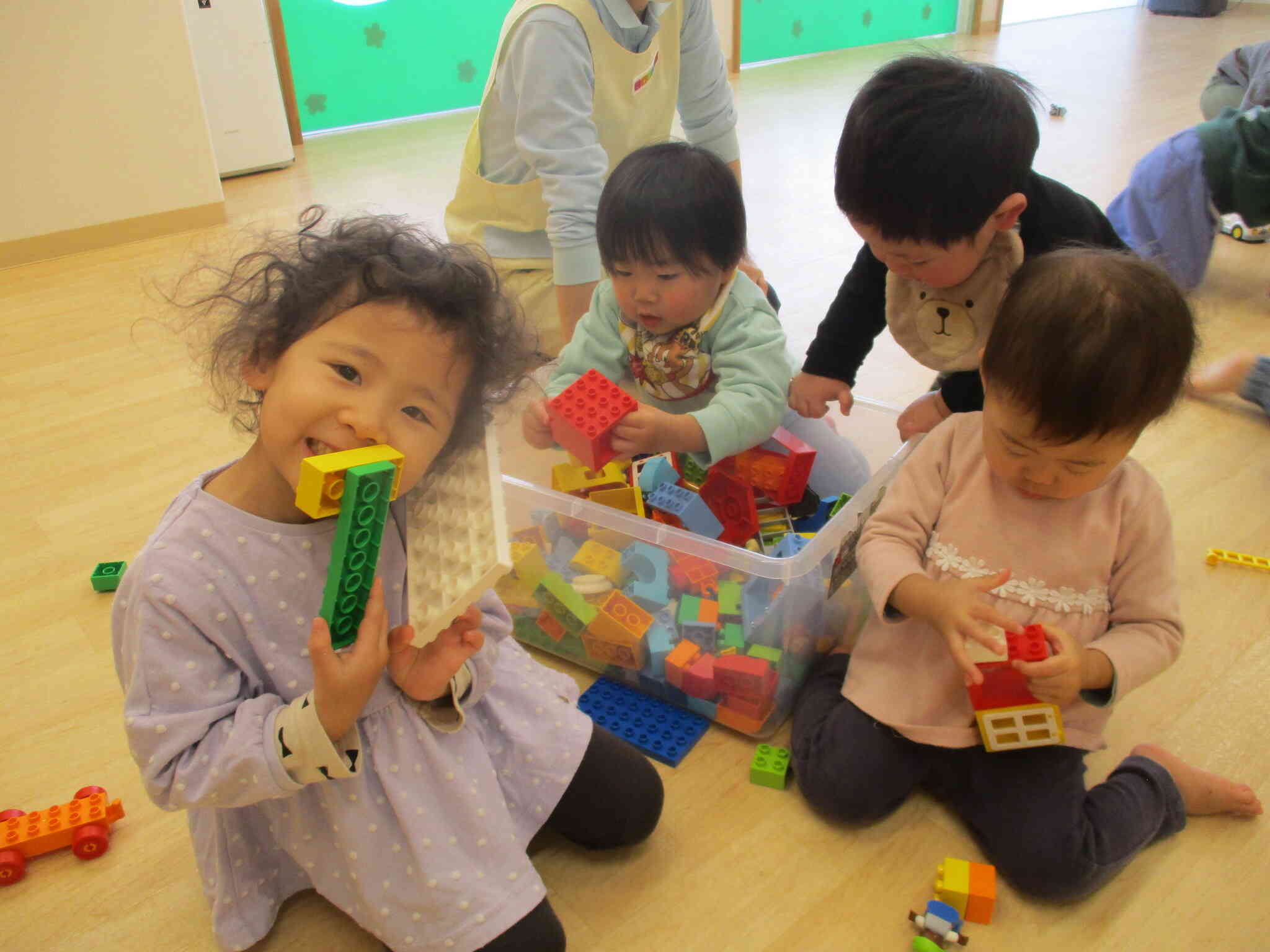 みんなで仲良く遊んだよ！