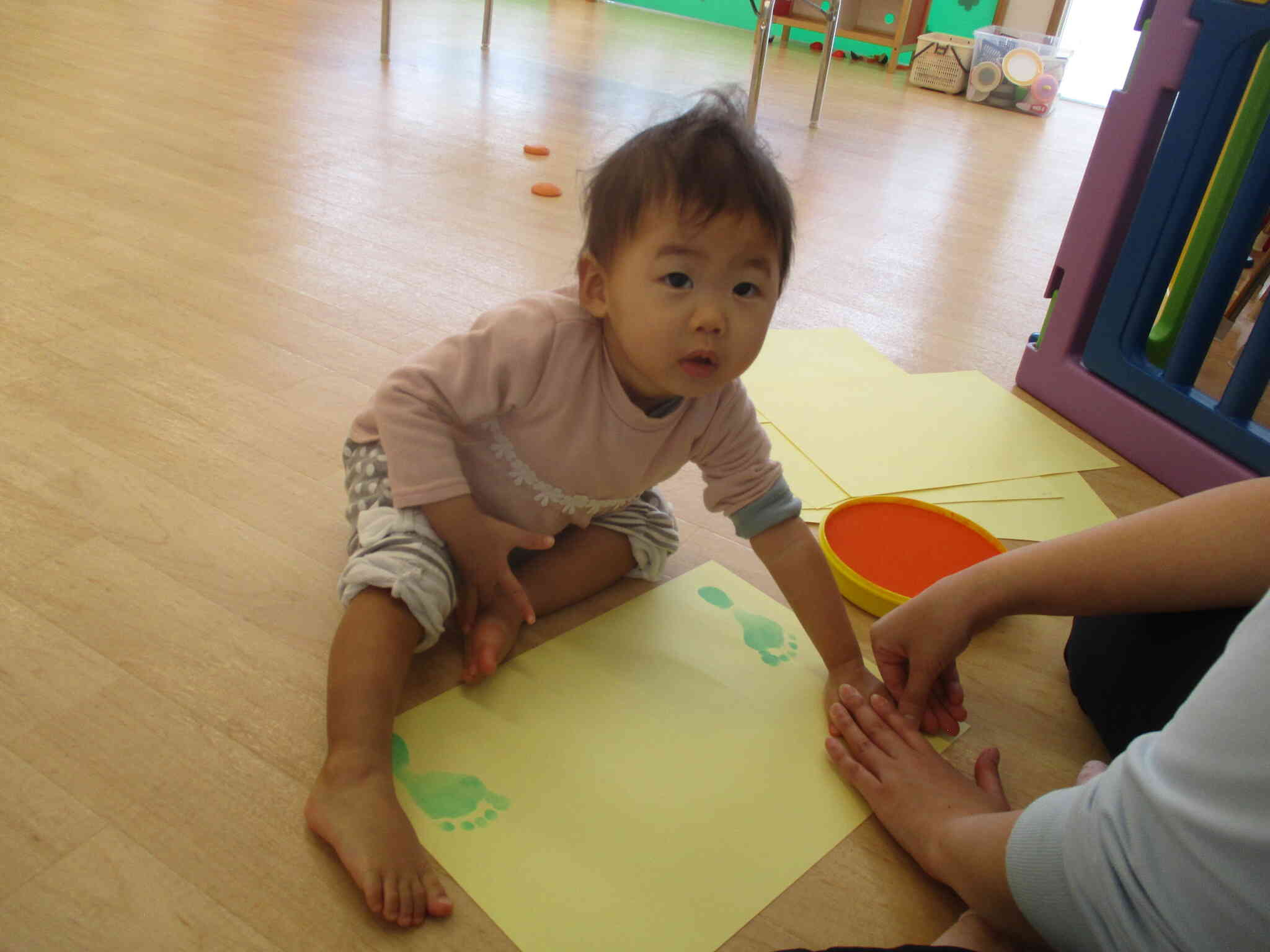 成長記録。手型も取るよ！