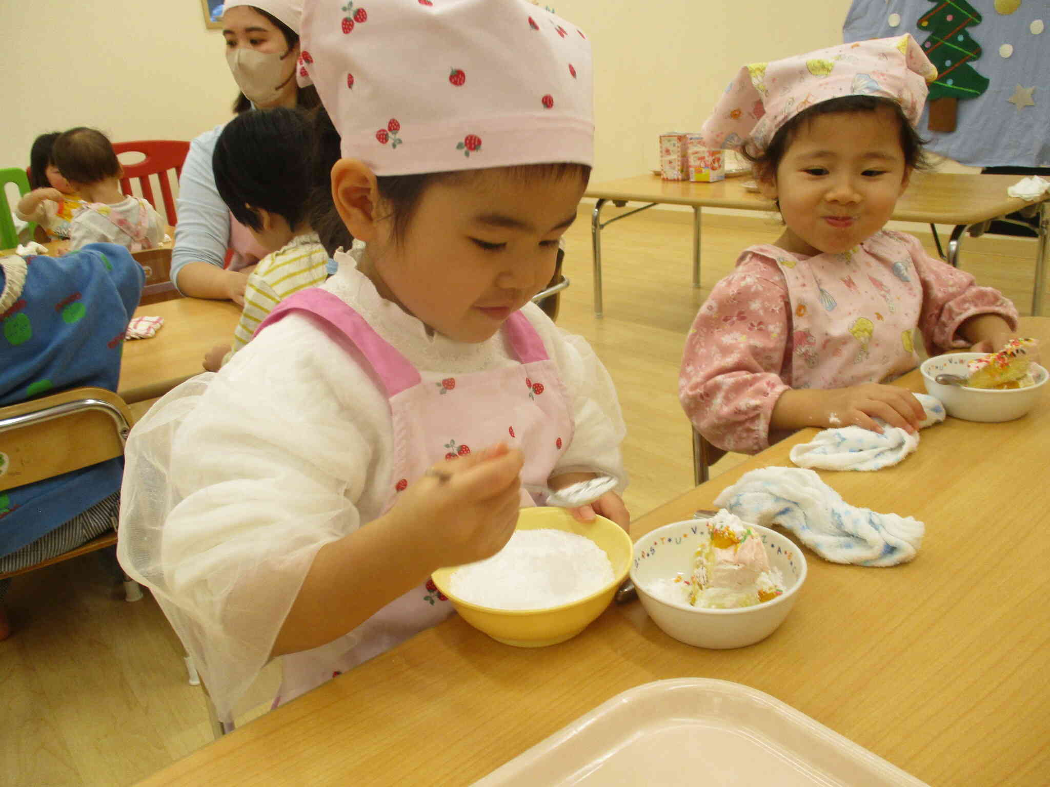 さあいただきますよ〜！