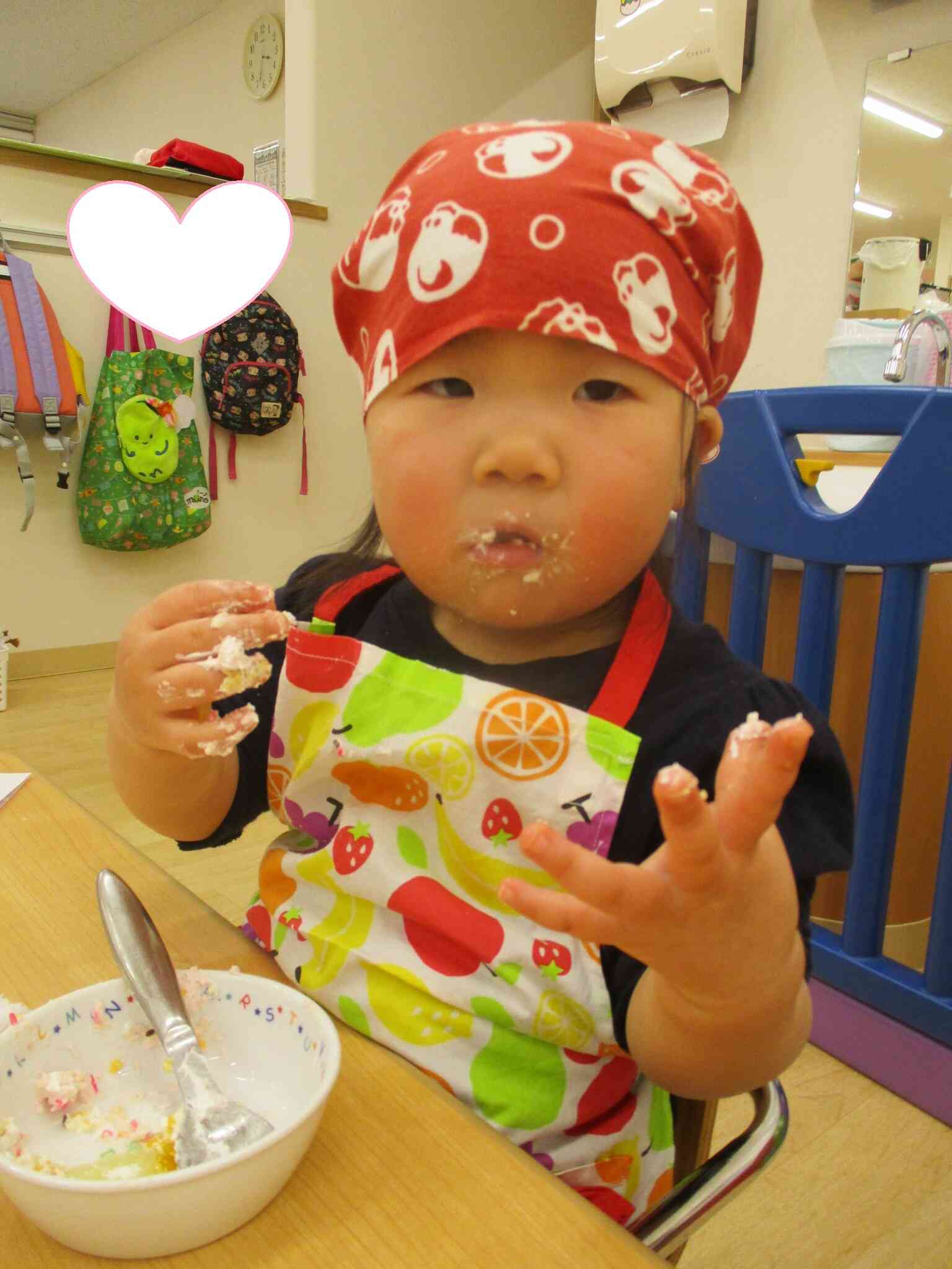 食育クリスマスケーキ作り（食事編）