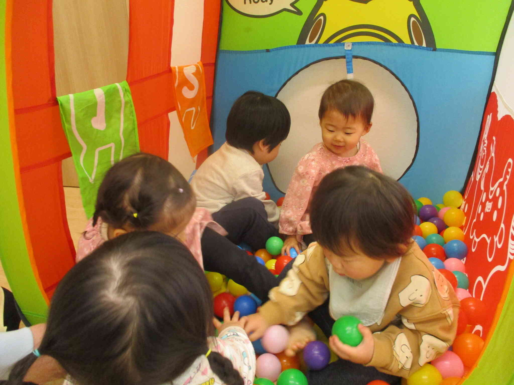 みんなで仲良く遊んだよ！