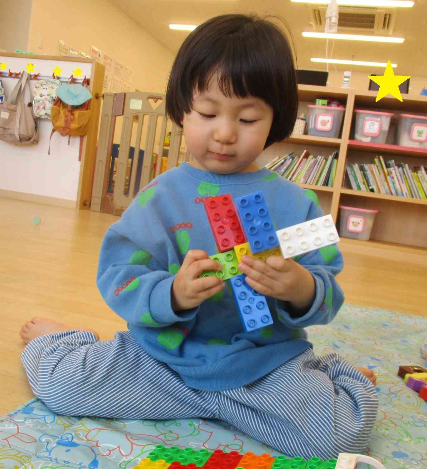 ブロック飛行機作ったよ。