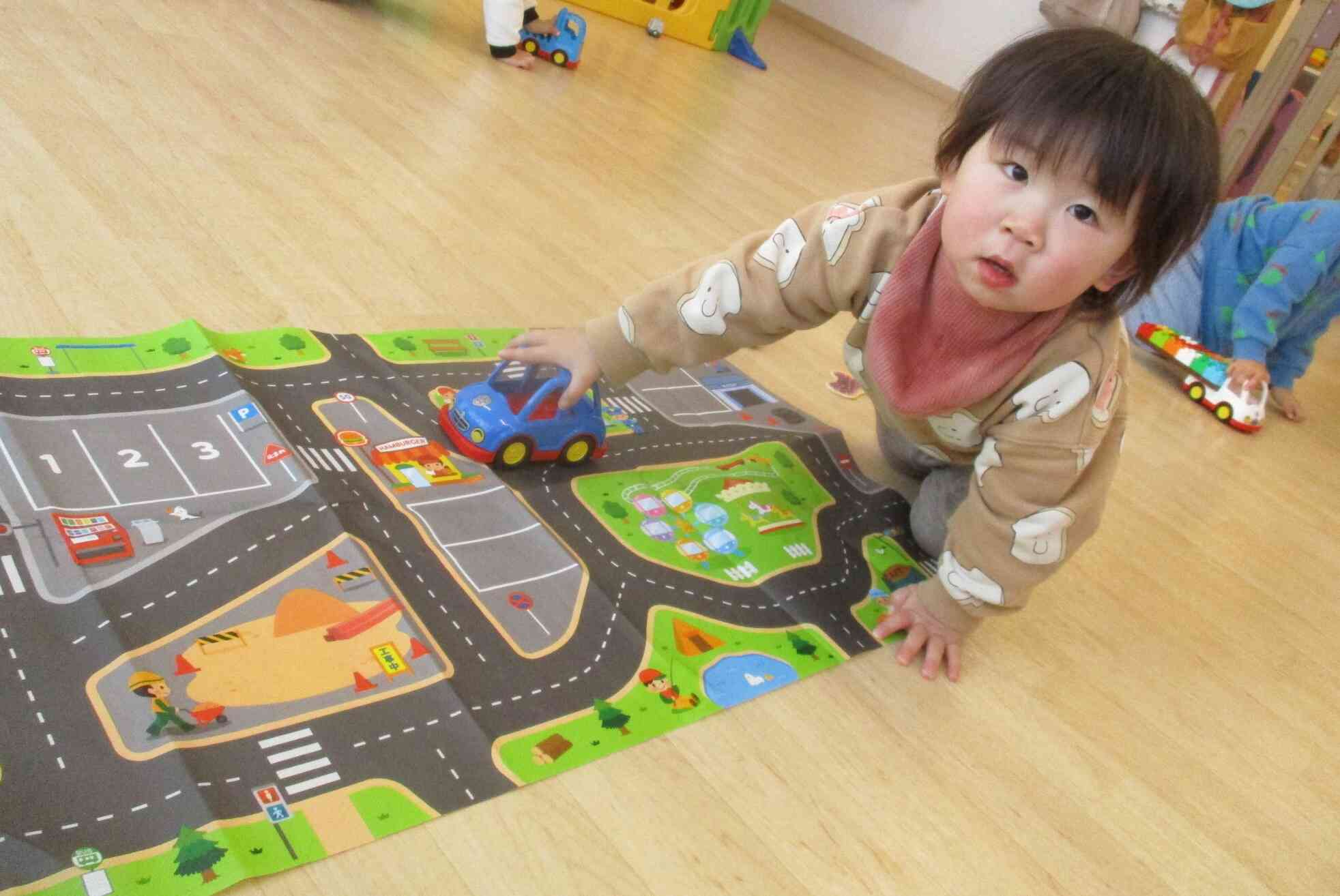 上手に車走らせられたね。