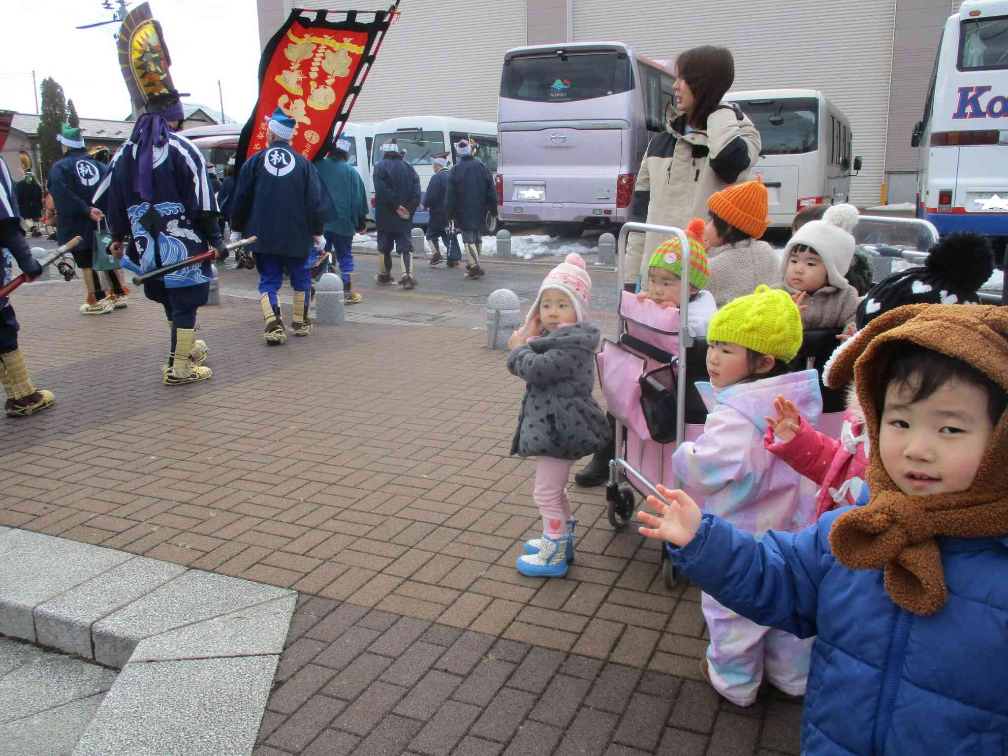 えんぶり行列見に行ったよ