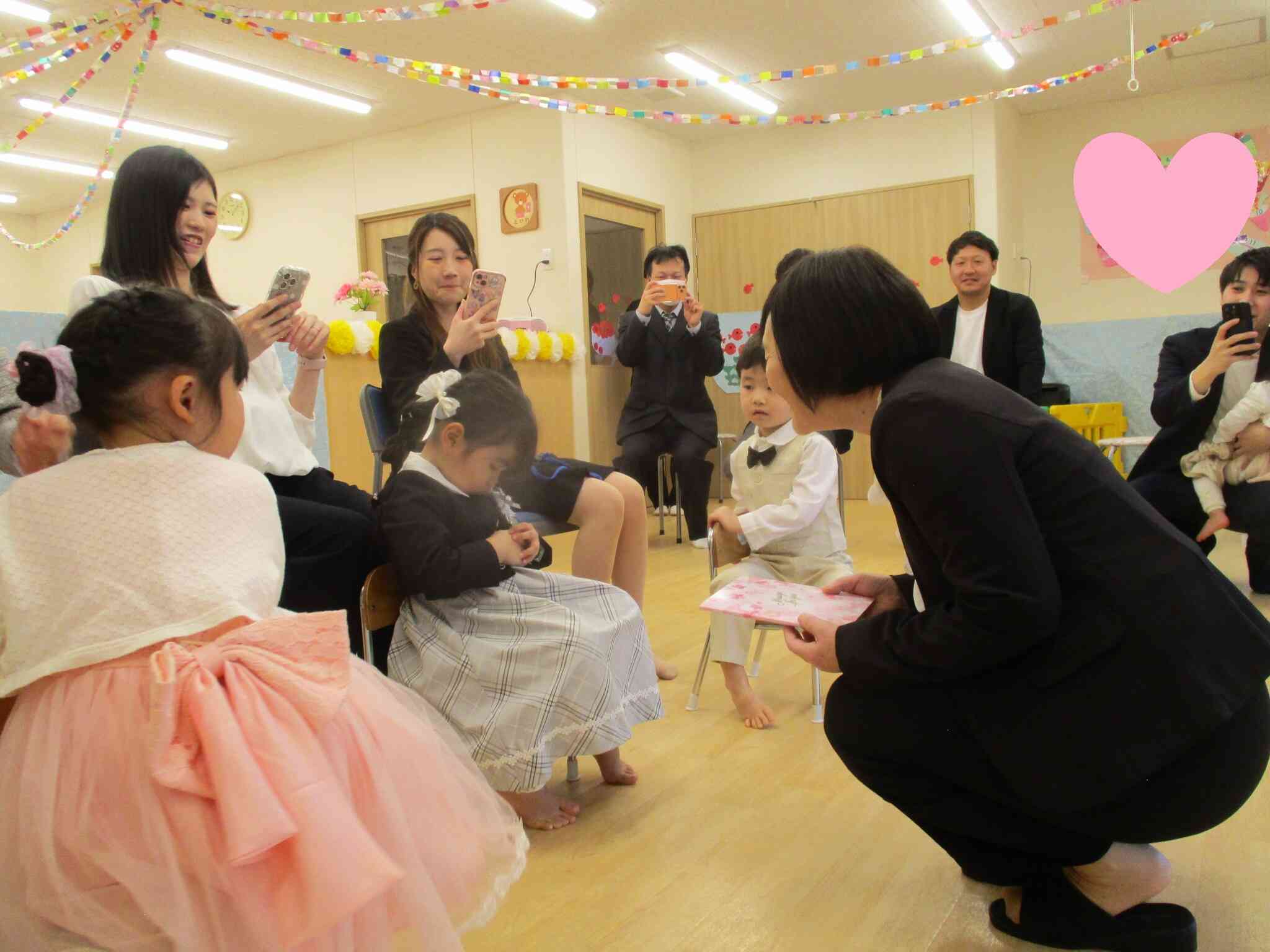 緊張したけど頑張ったよ。