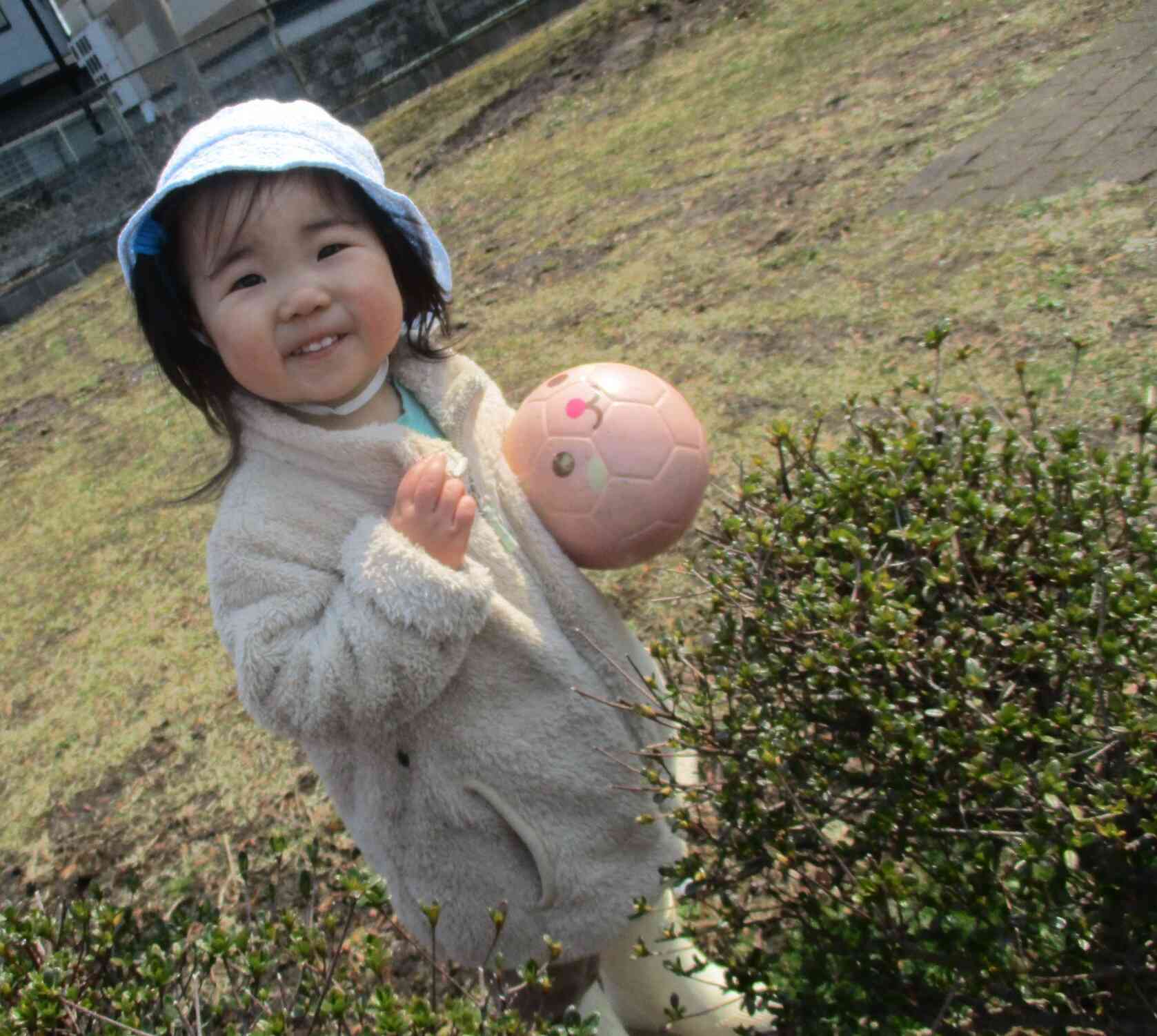 可愛い笑顔を見せてくれました。