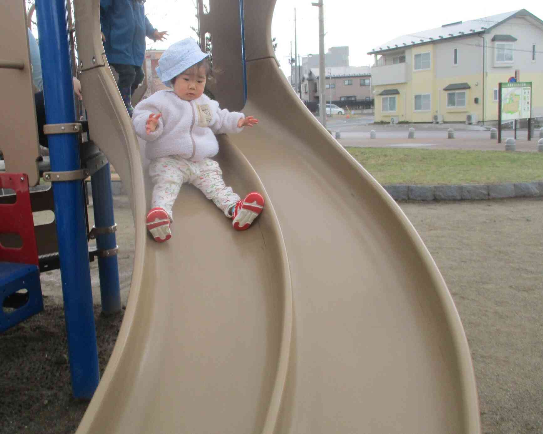 上手に滑れたね！