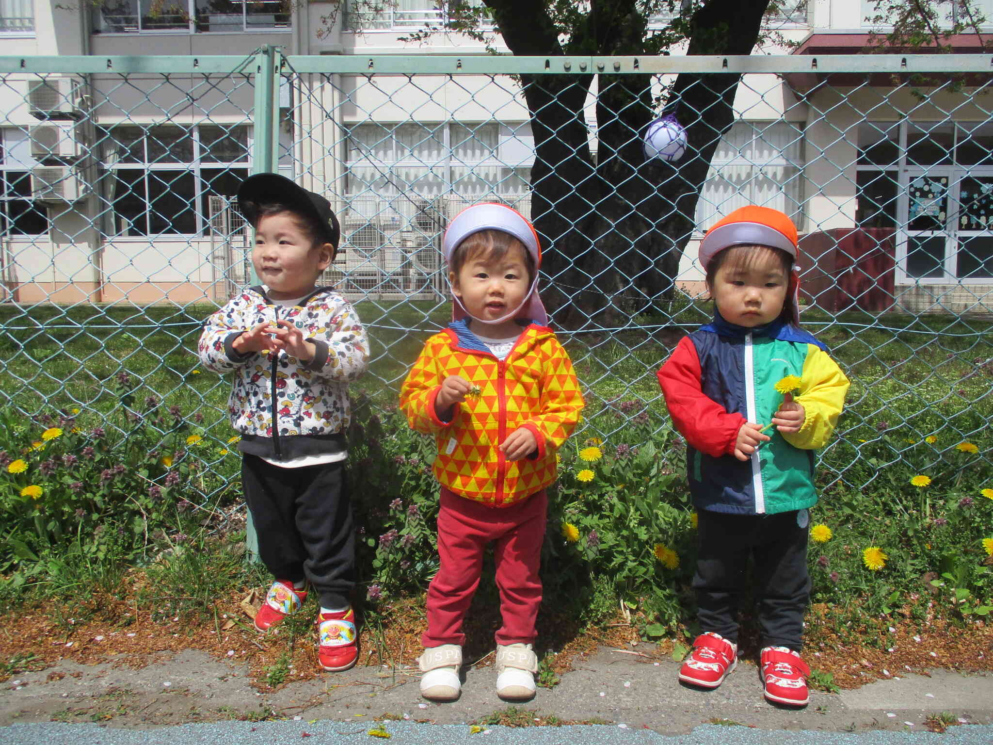 あひる組（１歳児）さんハイチーズ！