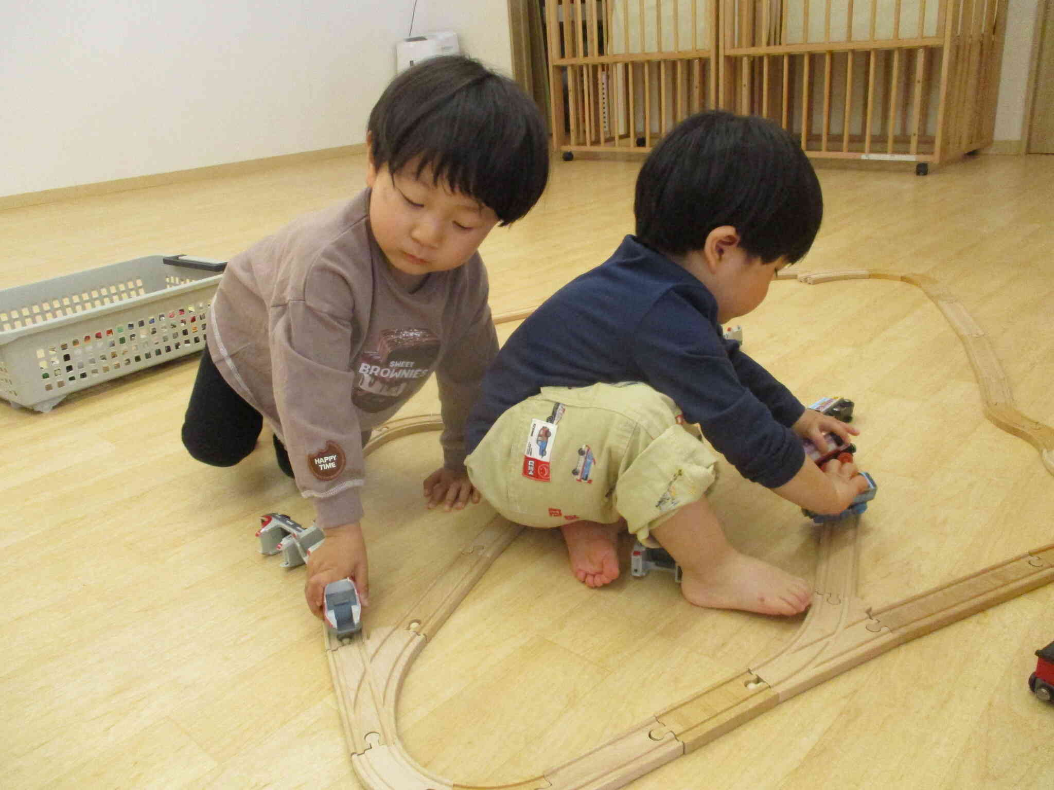 電車走らせるよ！