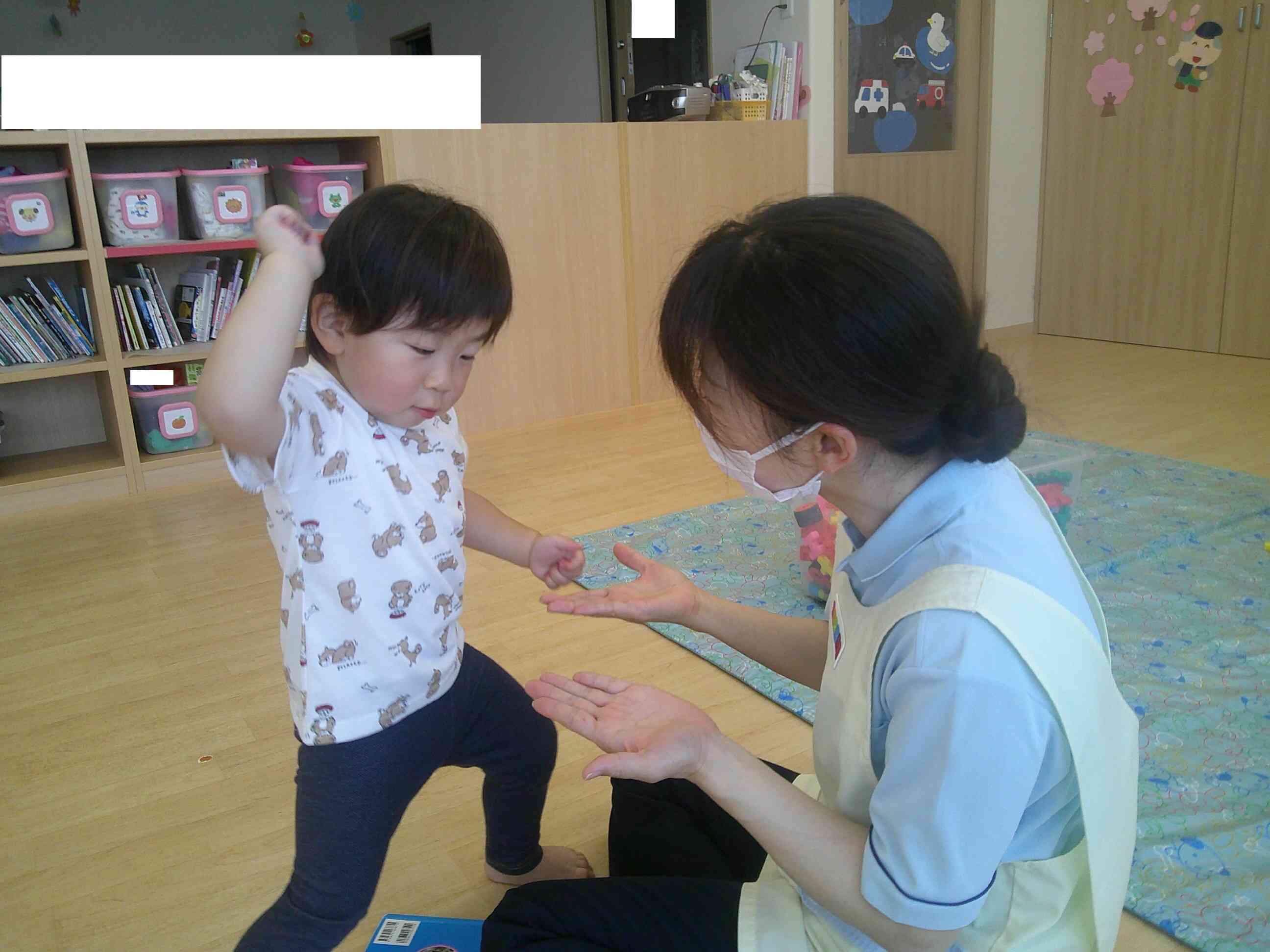 曲に合わせて踊ったよ。
