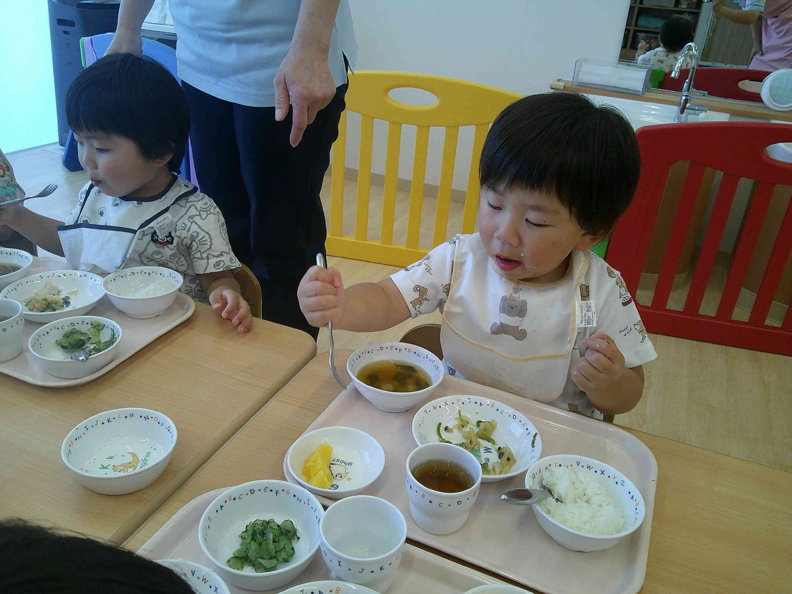 英語教室＆美味しい給食