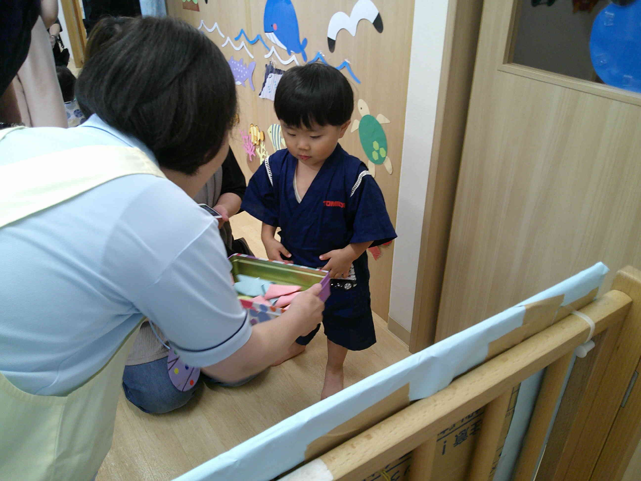 くじ引きもしたよ！欲しいものが手に入ったかな？