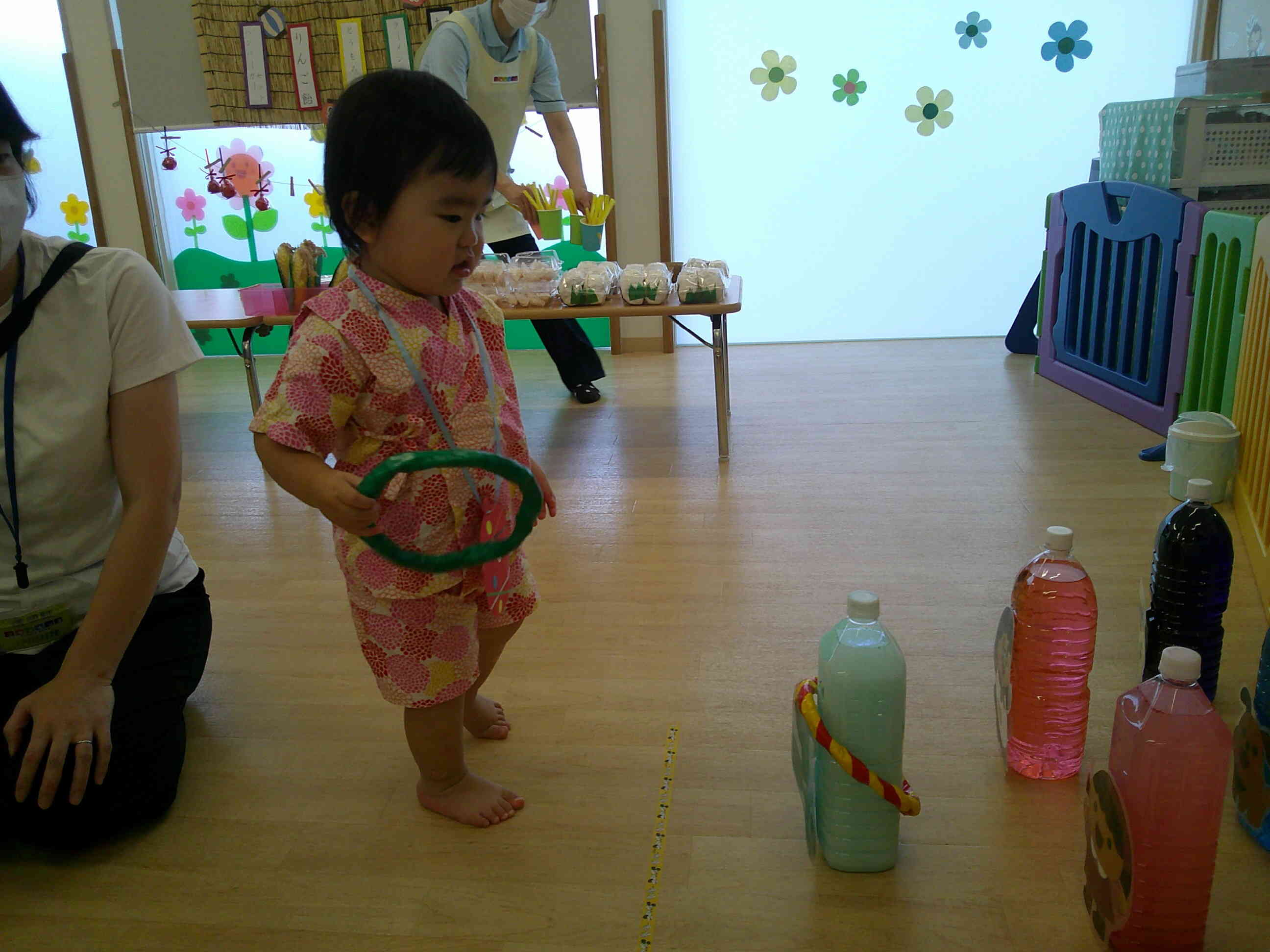 輪投げにもチャレンジ！