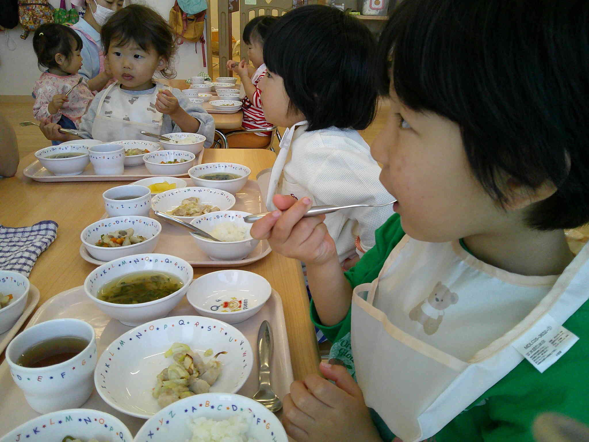 遊んだ後のご飯は美味しいね。