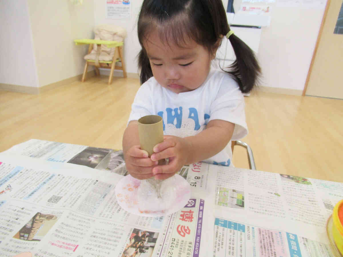 １歳児さんのせいさく
