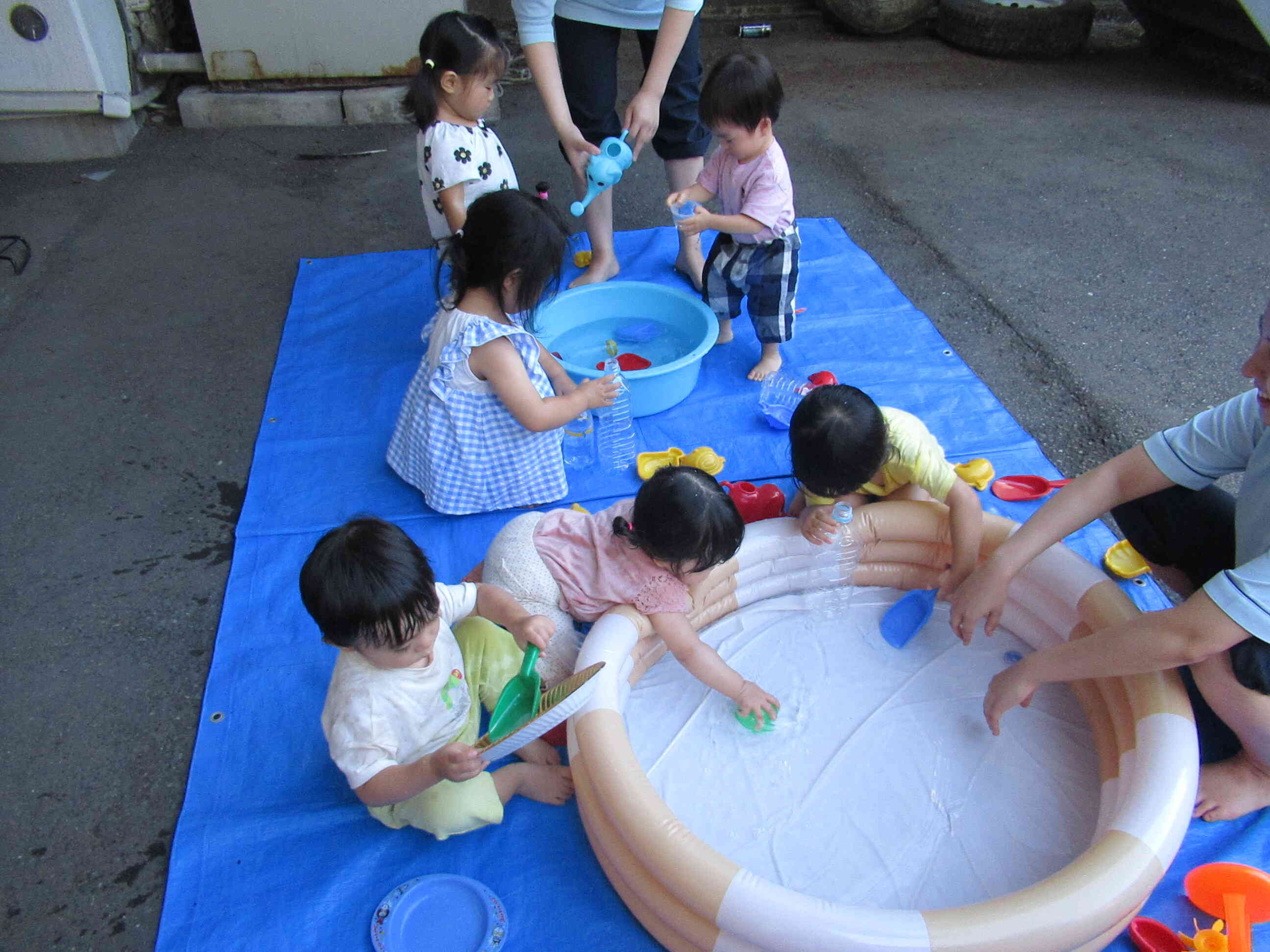 水遊び