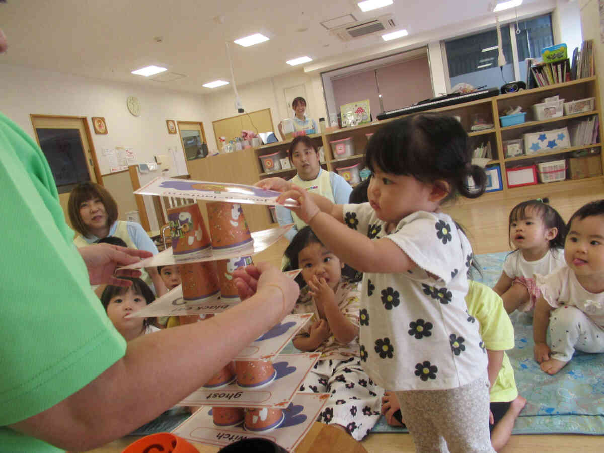 みんなで積み上げたね