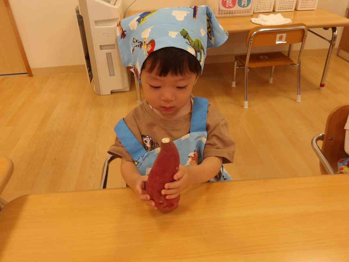 おいも団子作り！