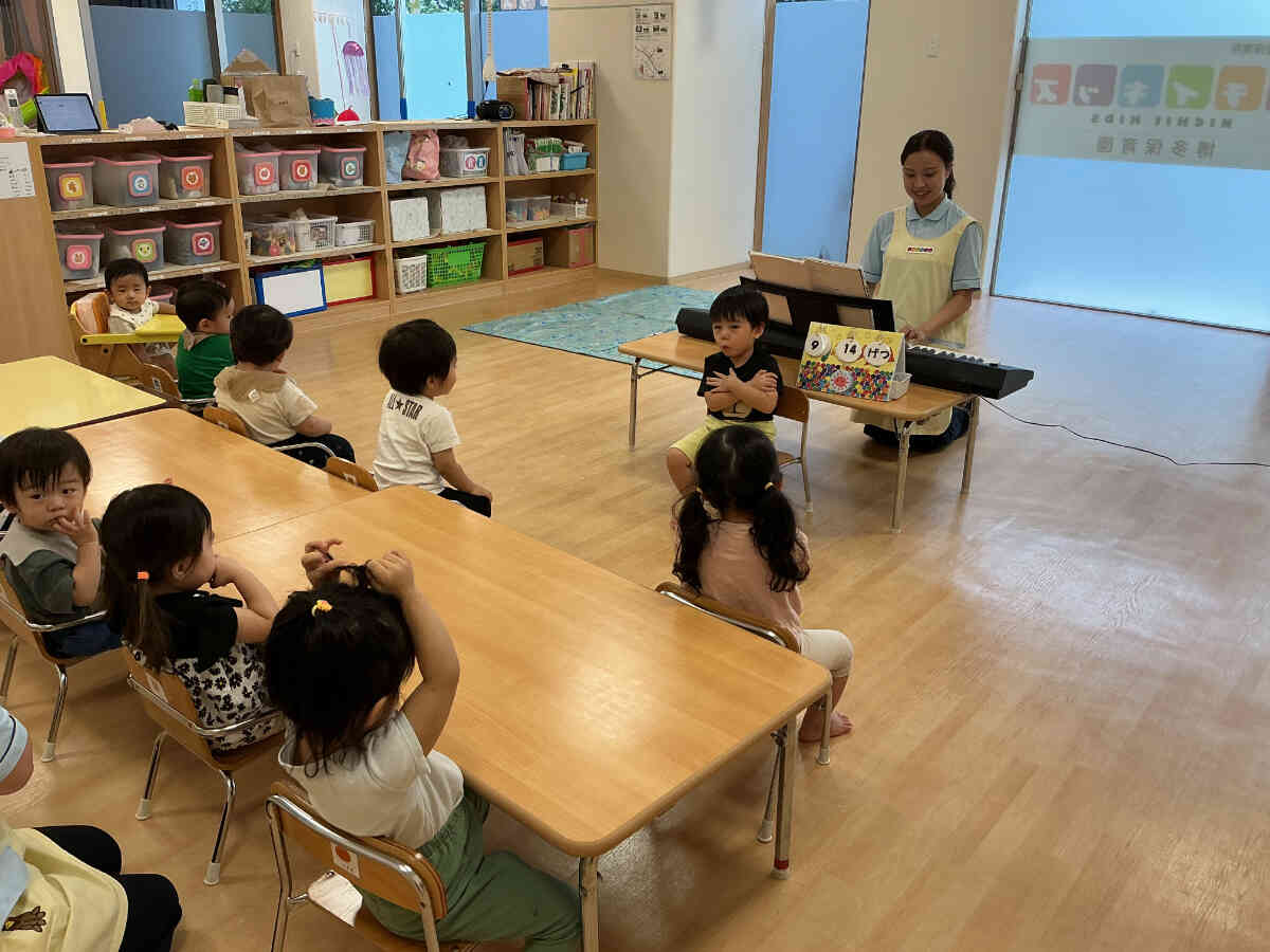 朝の会の様子