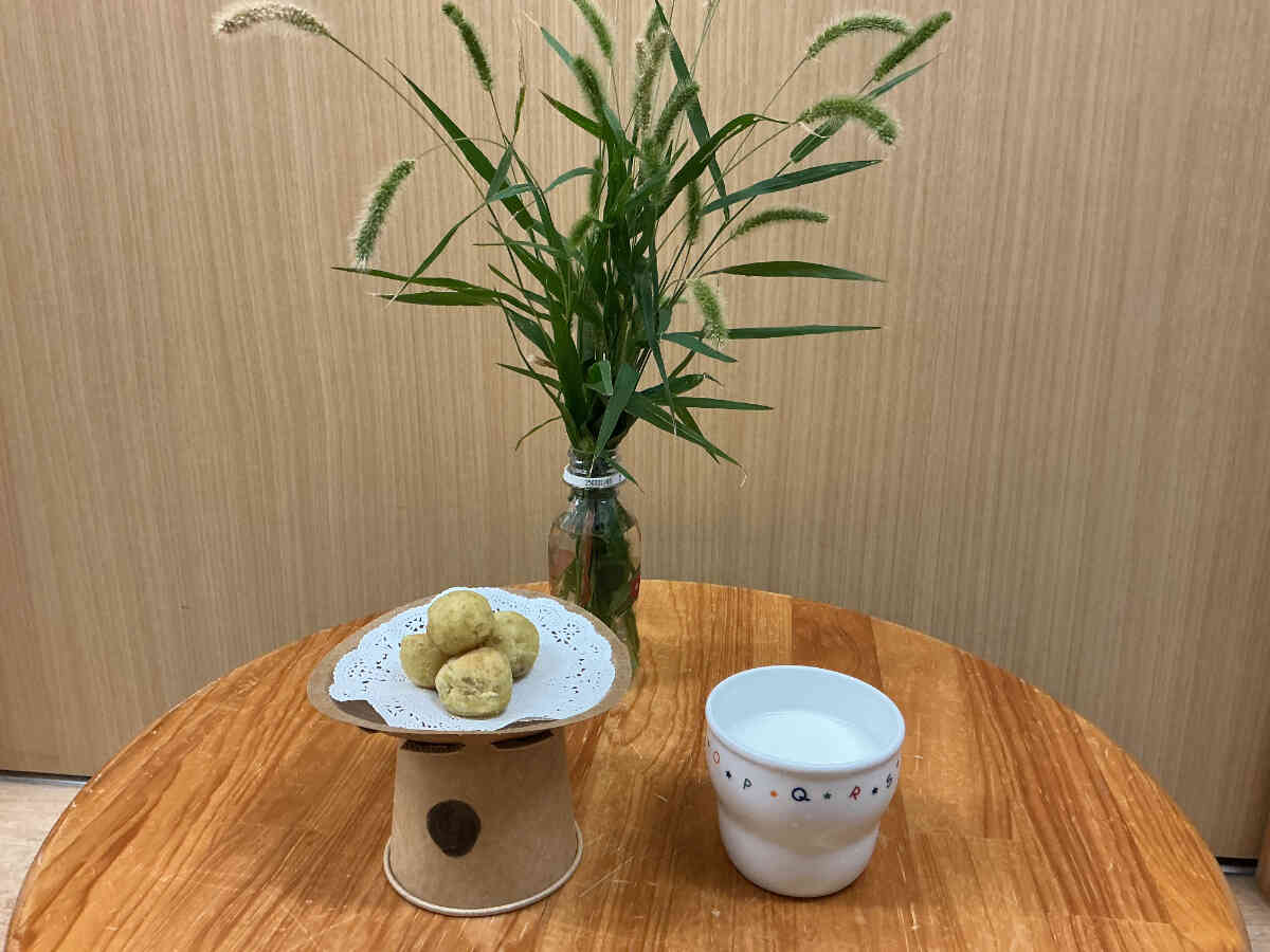 三宝も給食の先生の手作りです!