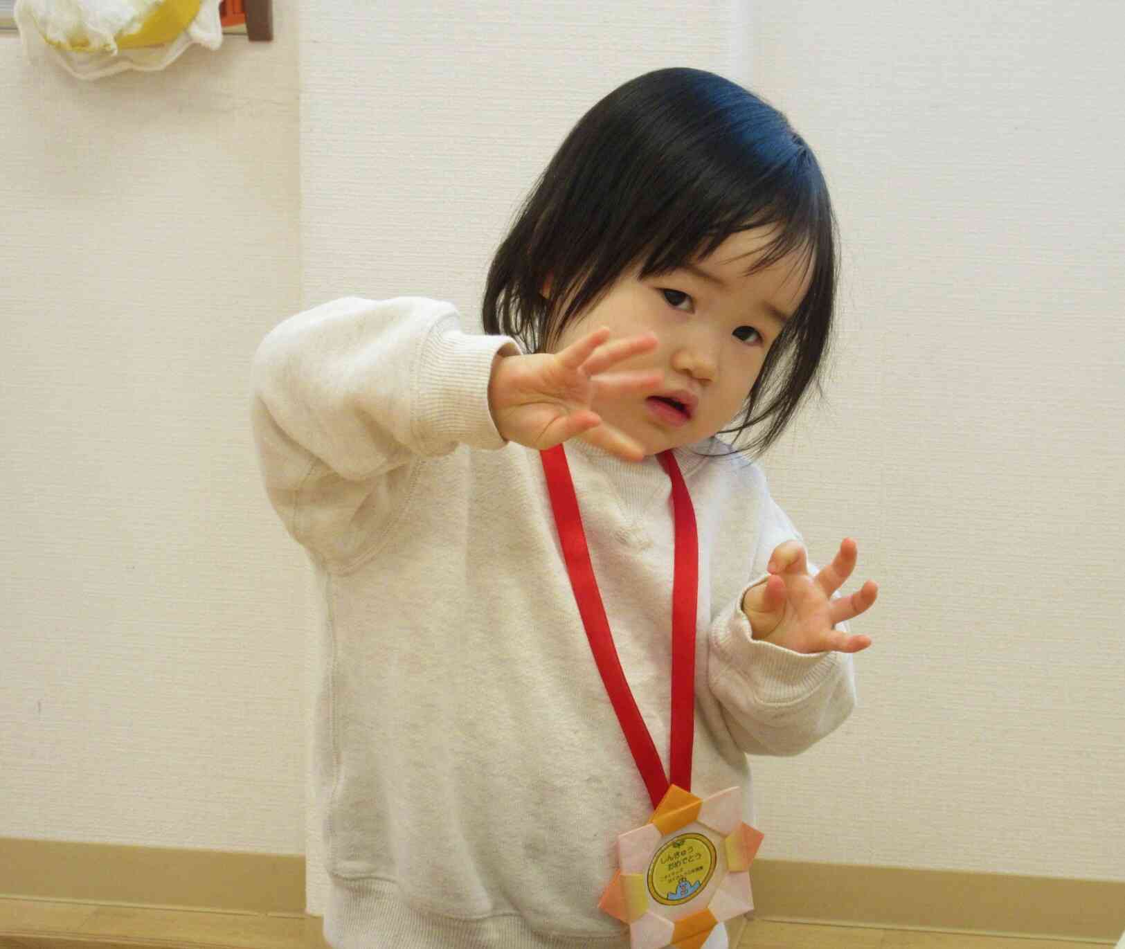 ポーズが決まっています☆