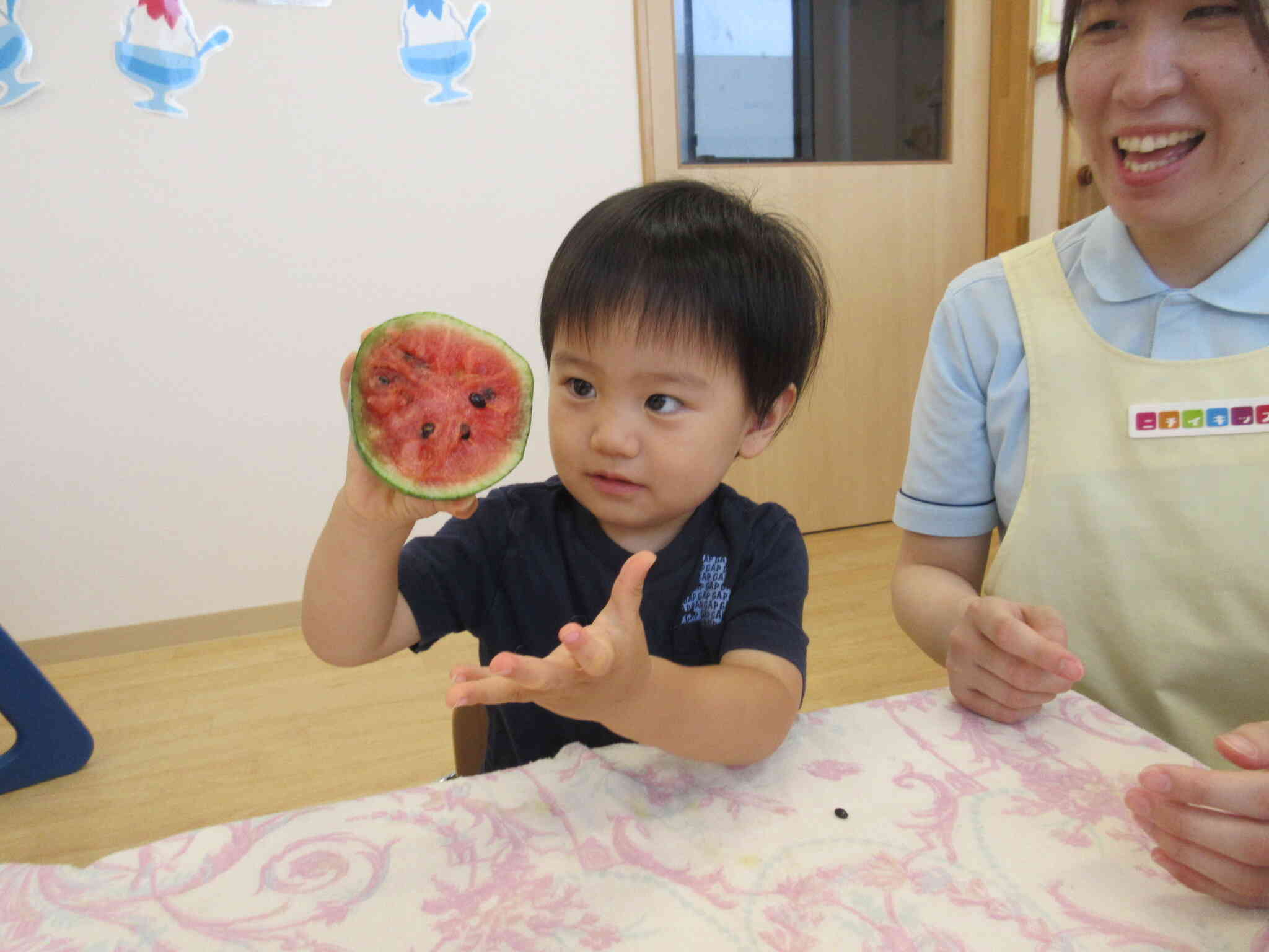 子育てひろば　ニチイの食育を体験！
