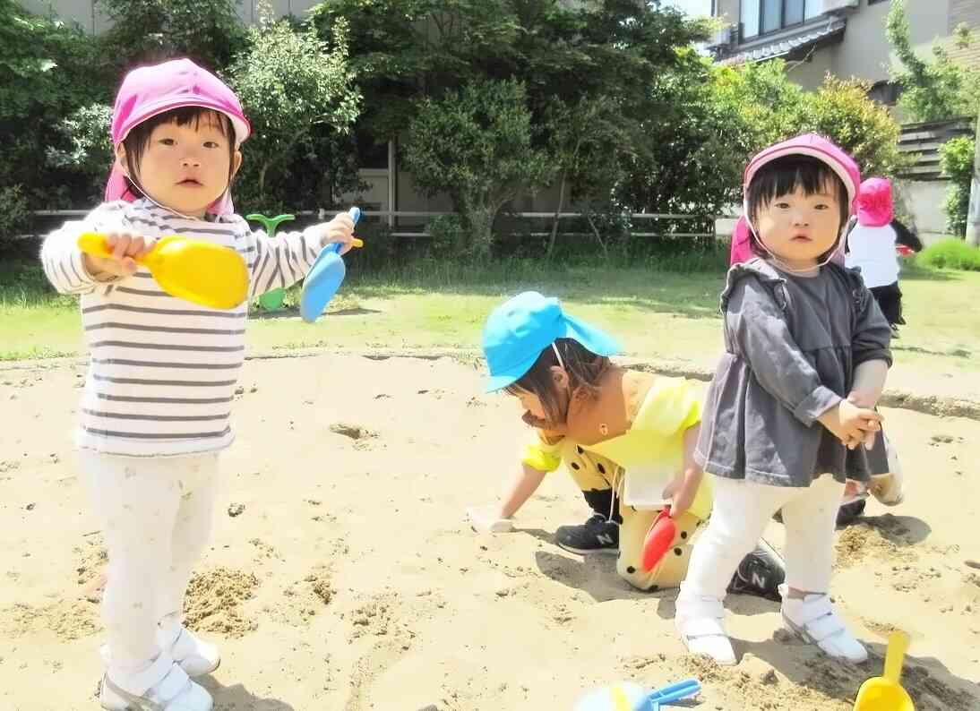 お砂遊びが好きなんだ