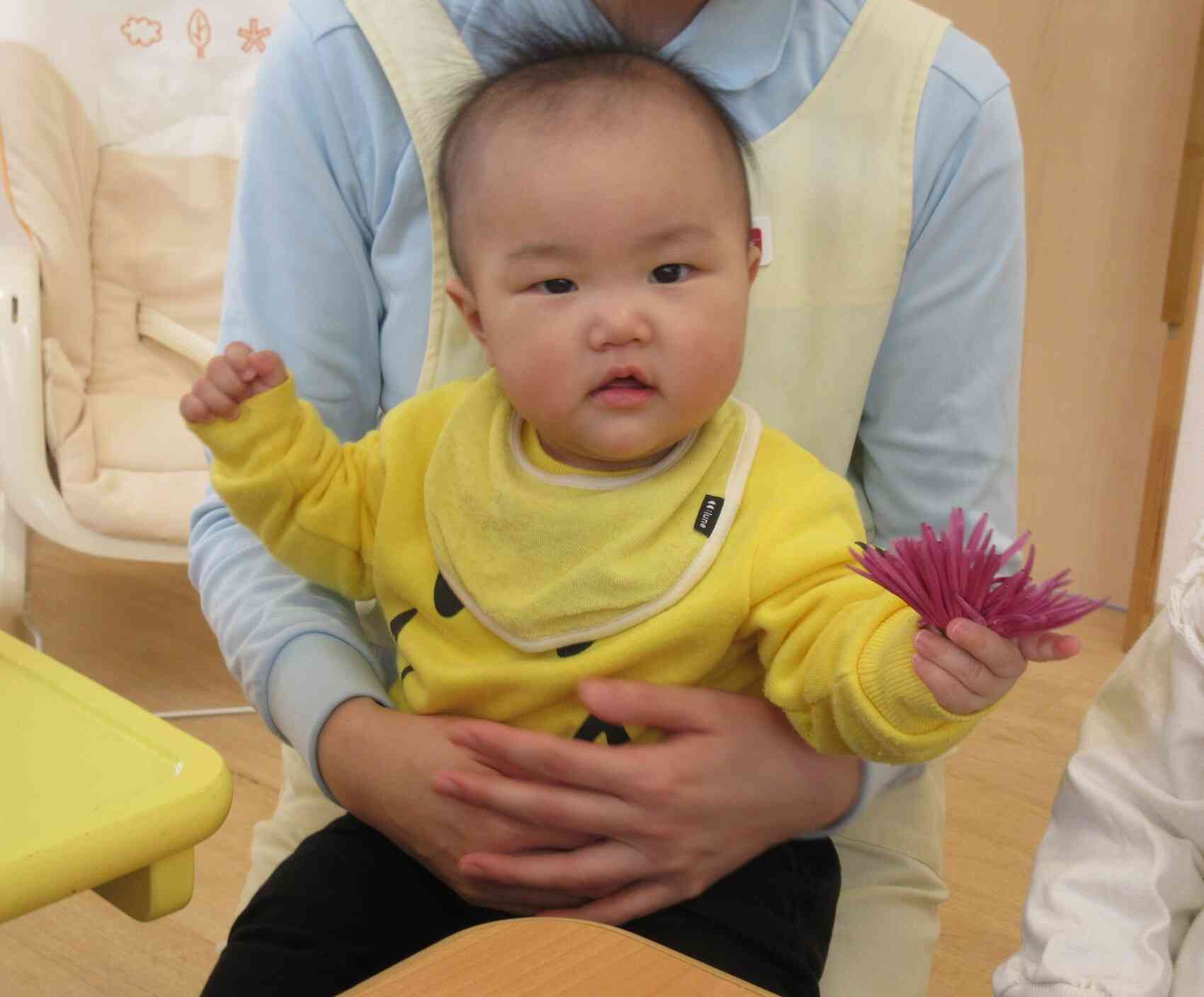 ピンク色がきれいだね