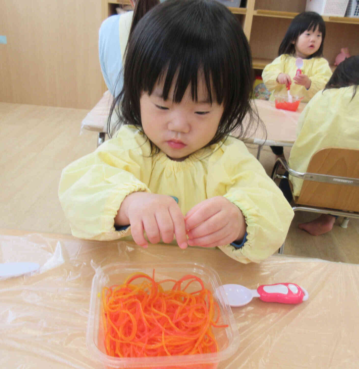 にんじんサラダみたいだね！