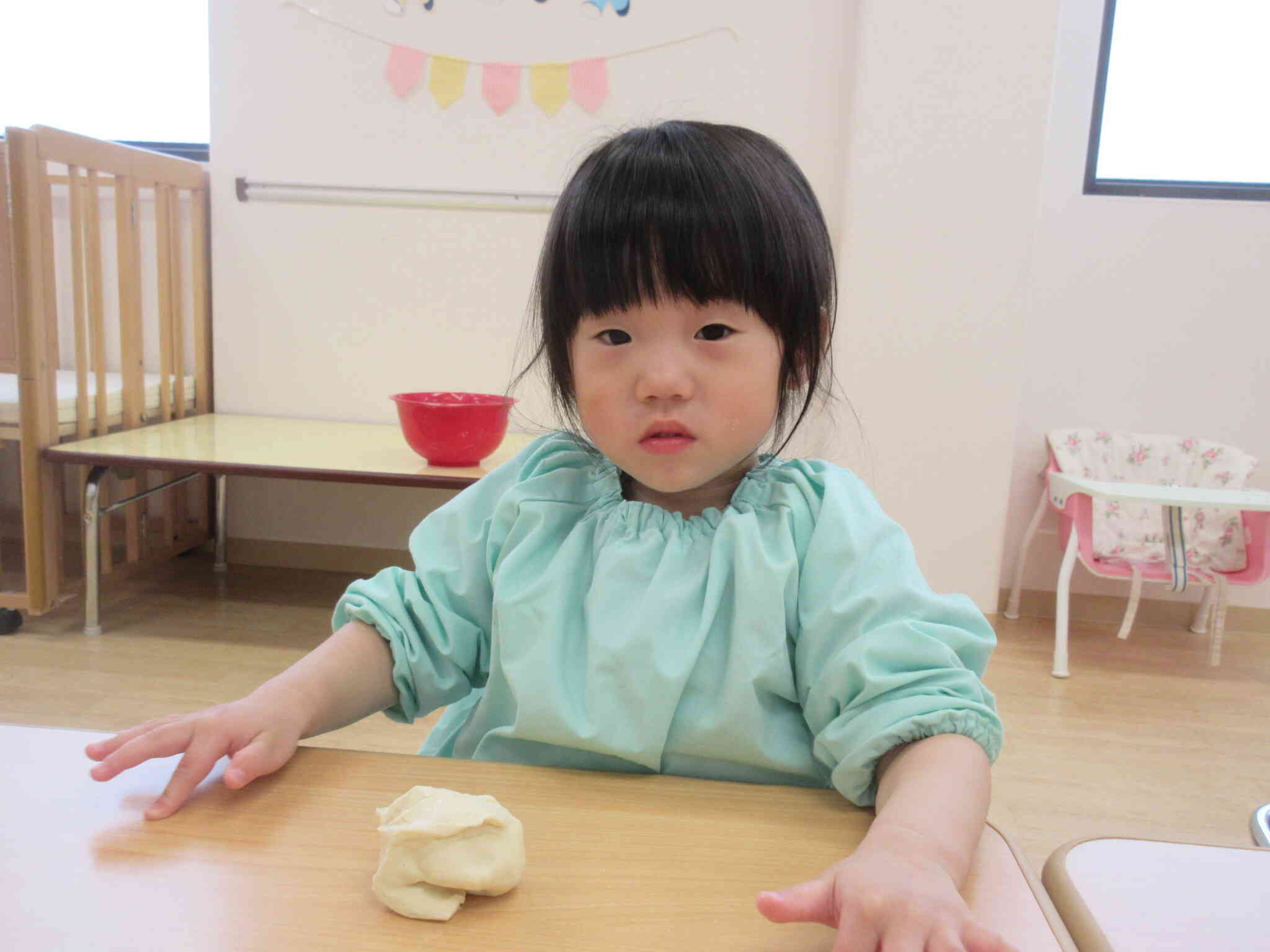 小麦粉粘土でパティシエ気分