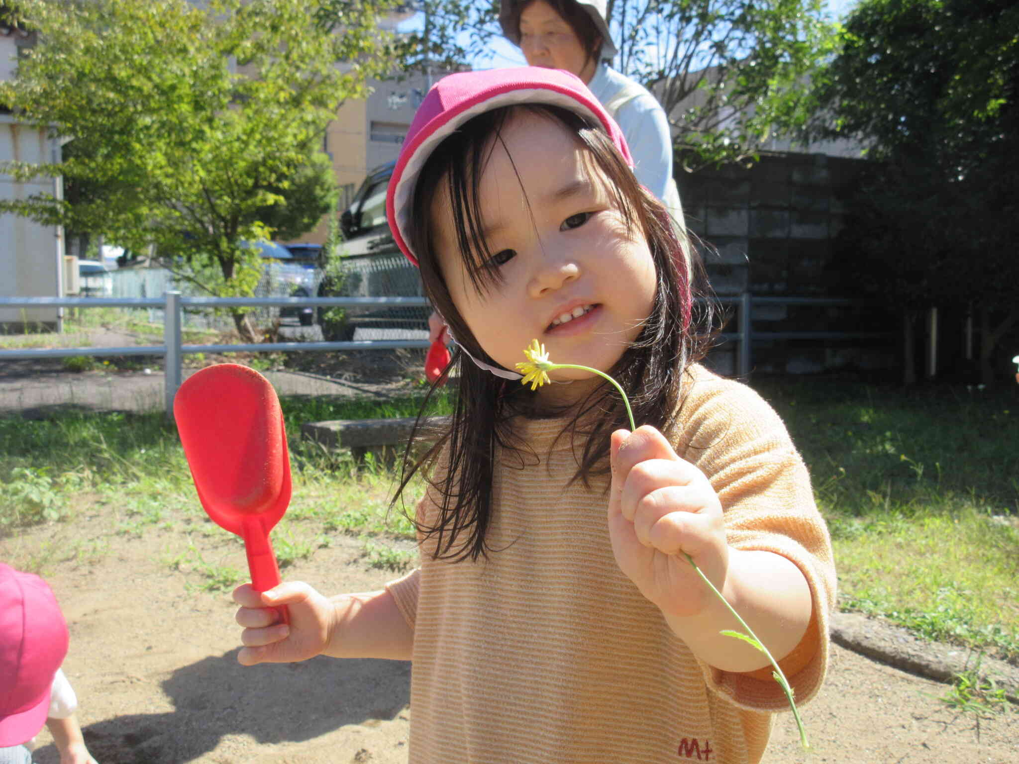 「見て、素敵なお花でしょ？」