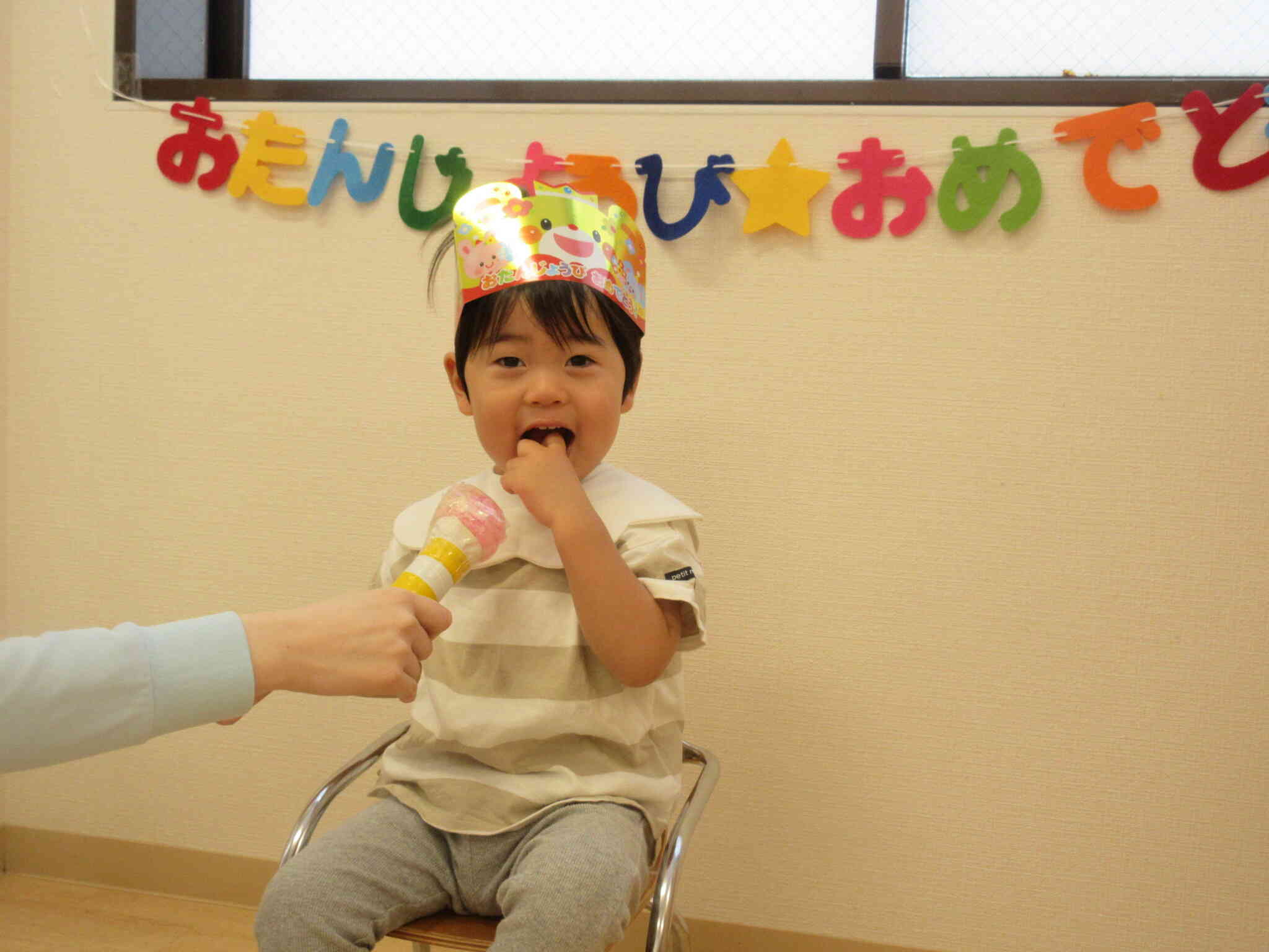 ただいまインタビュー中