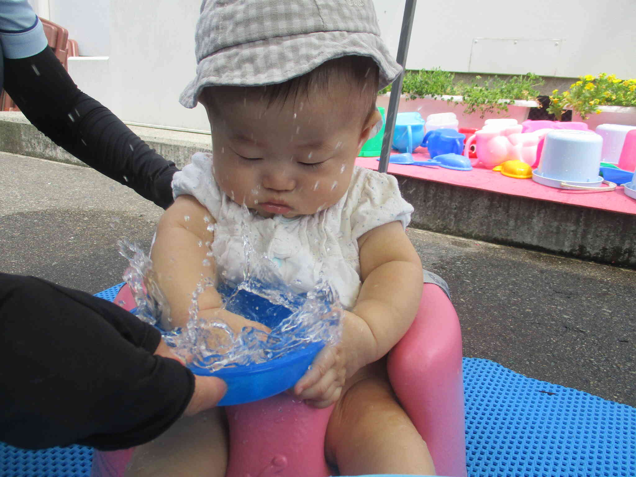 じゃぶじゃぶ♪