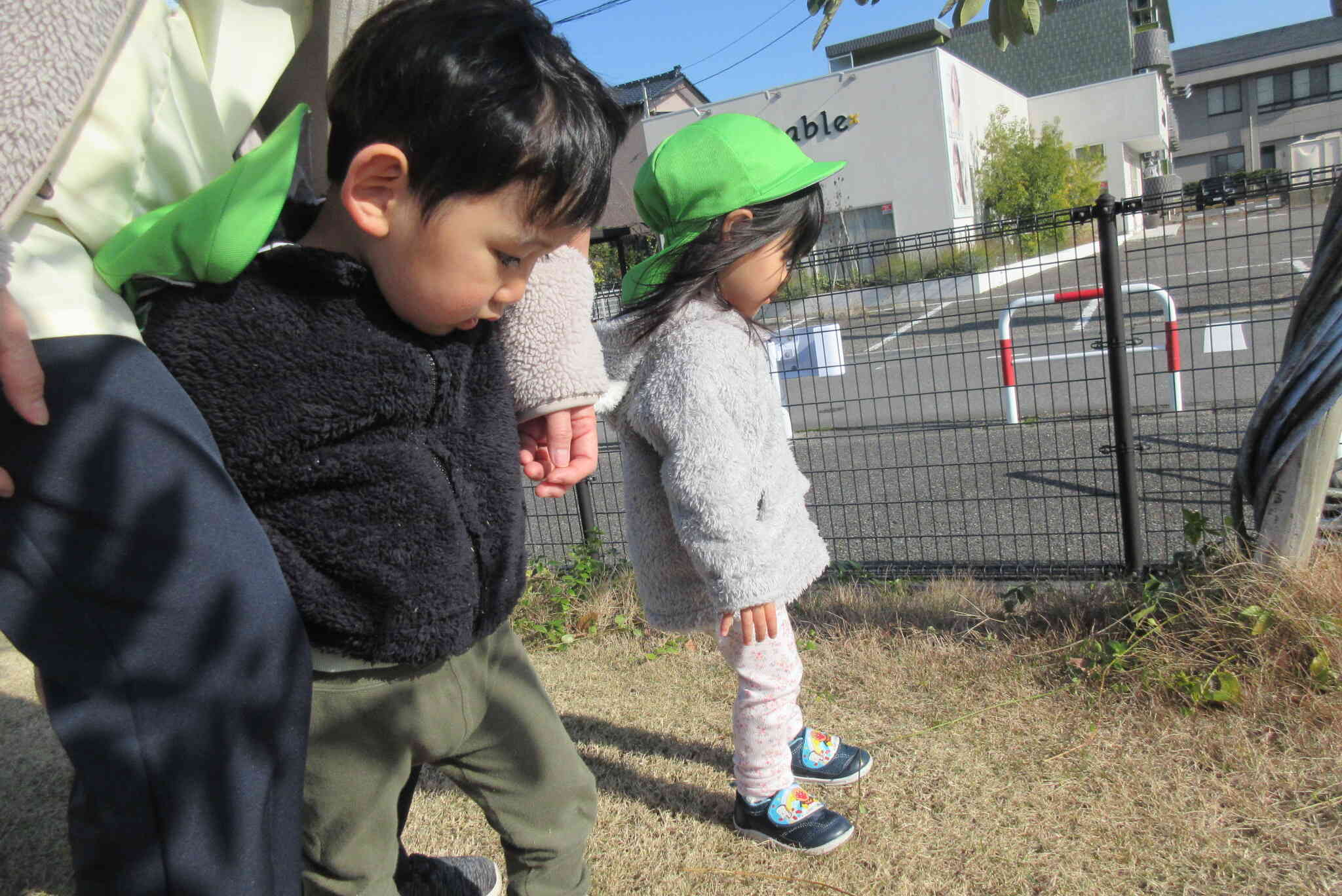 探検！！　「何かいるかな？虫さんいる？」