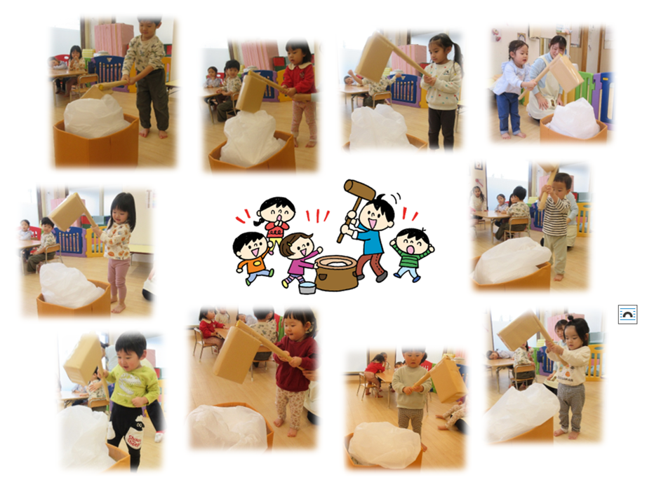 おもちつき体験！