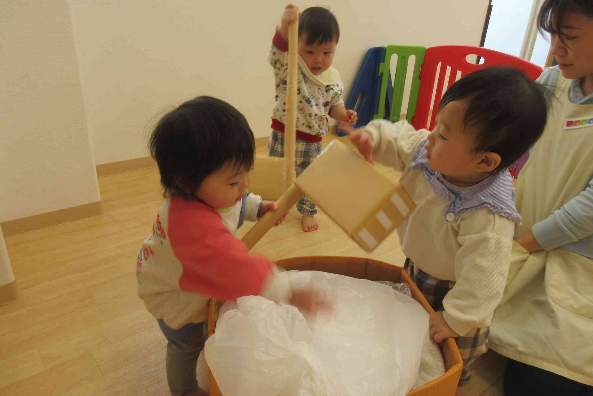 よいしょ～！おもちつき！