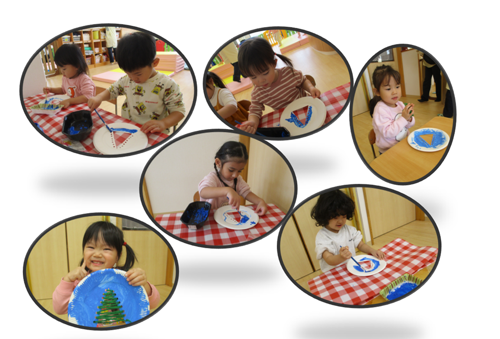 12月壁面製作(うさぎ組)