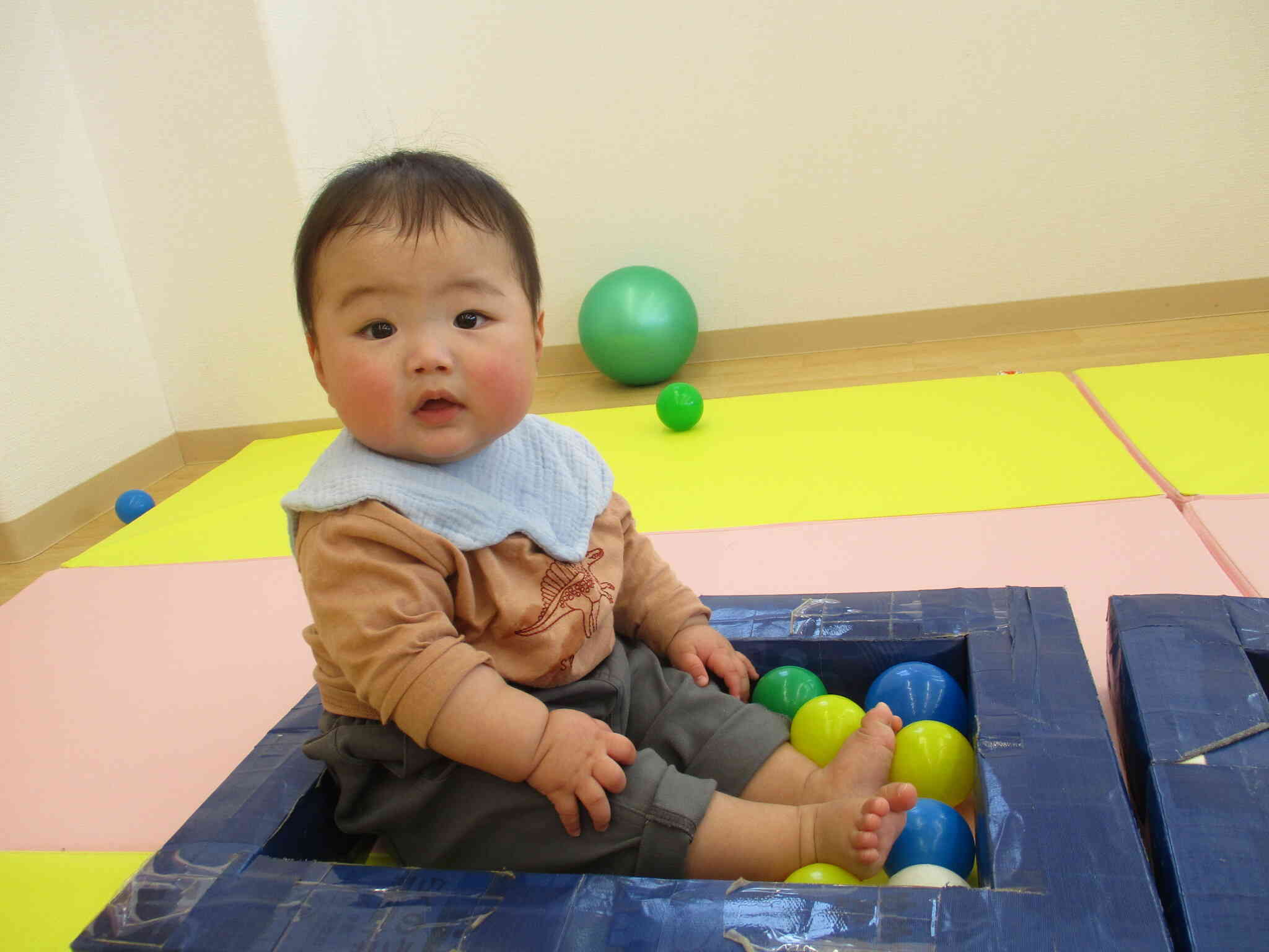 ミニ温泉に入ったよ！