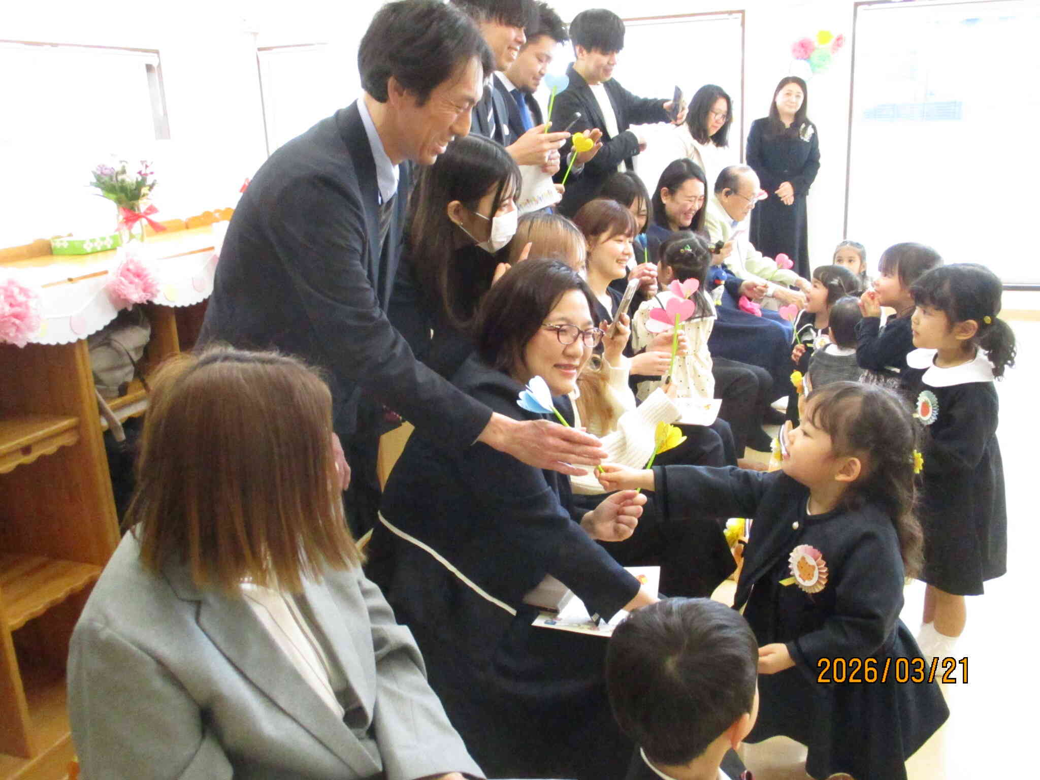卒園式！パパママありがとう！