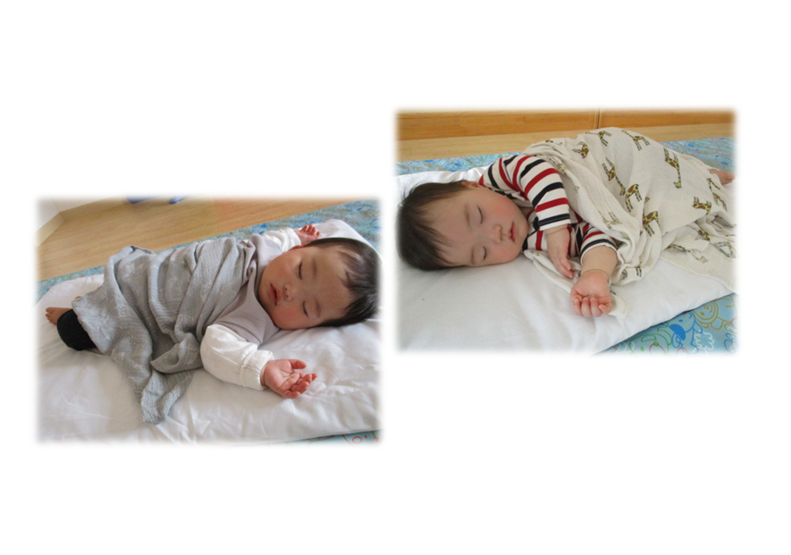 おひるねもできるよ☆