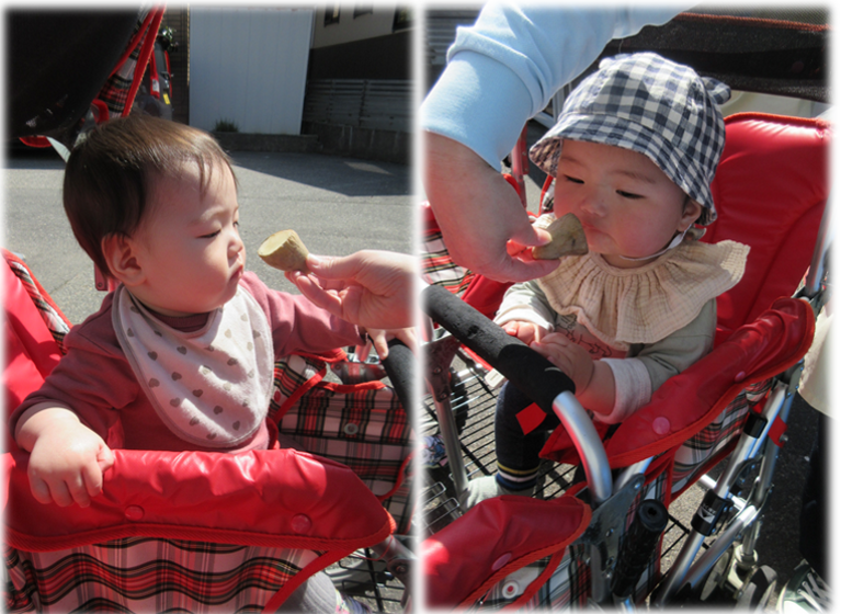 どんなにおいかな？くんくん…