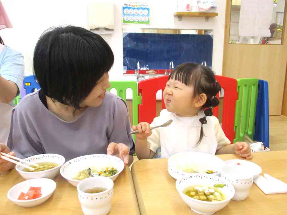 一緒に食べるとおいしいね！