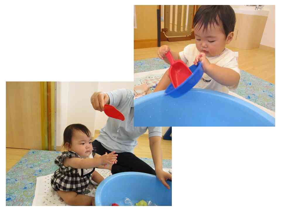 ちゃぷちゃぷ！お水遊び♪