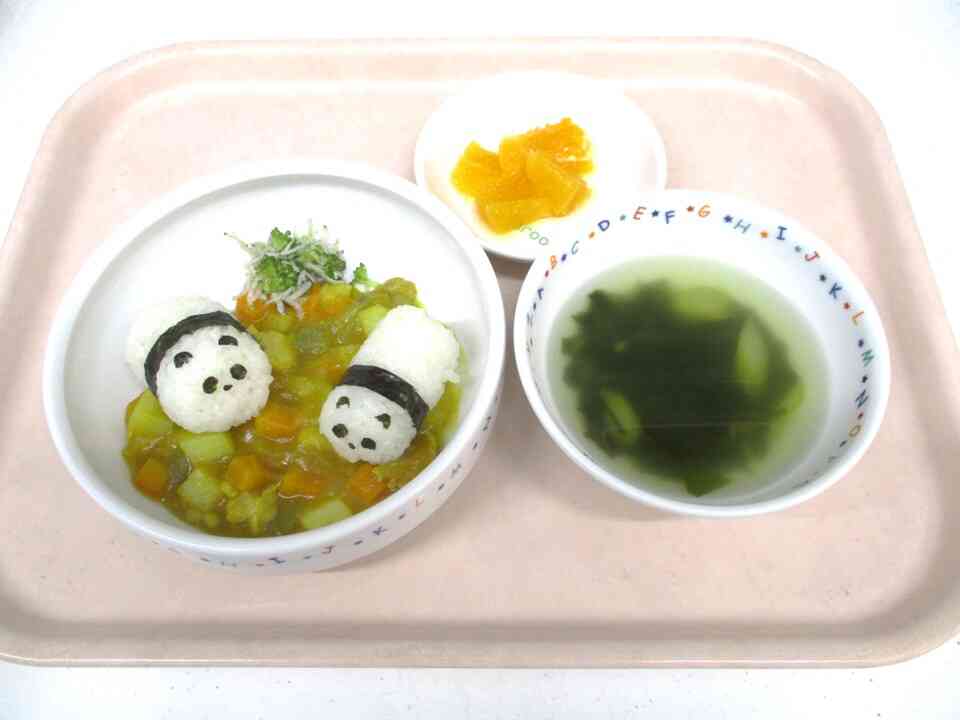 パンダちゃんのカレーライス♡